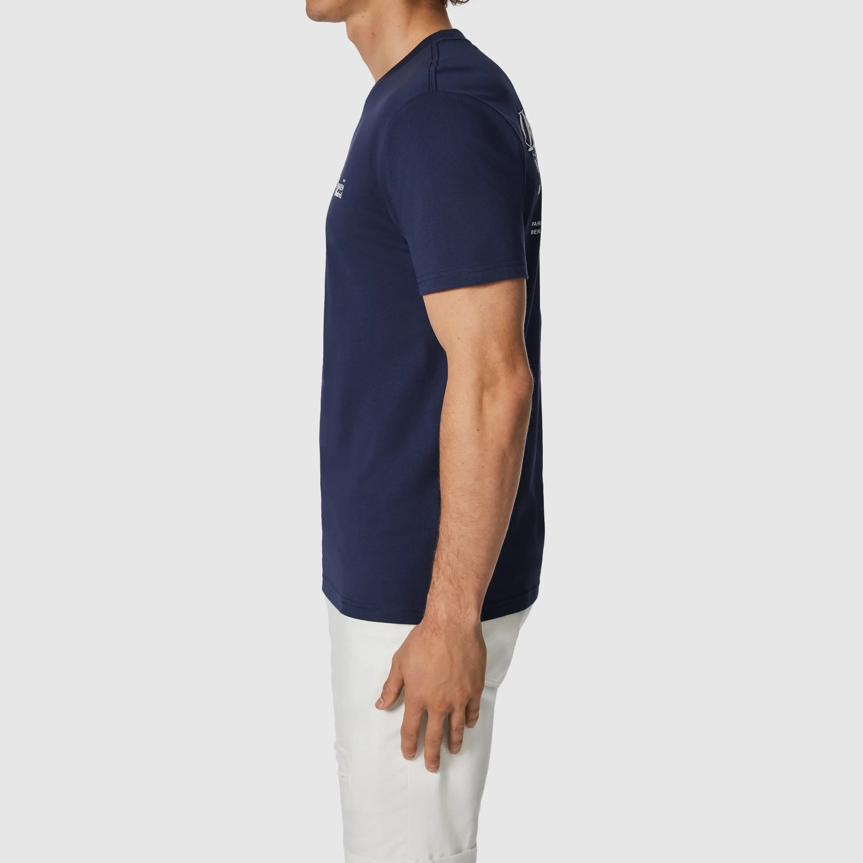 Blue Kobe Graphic Crew Neck Tee - Blue