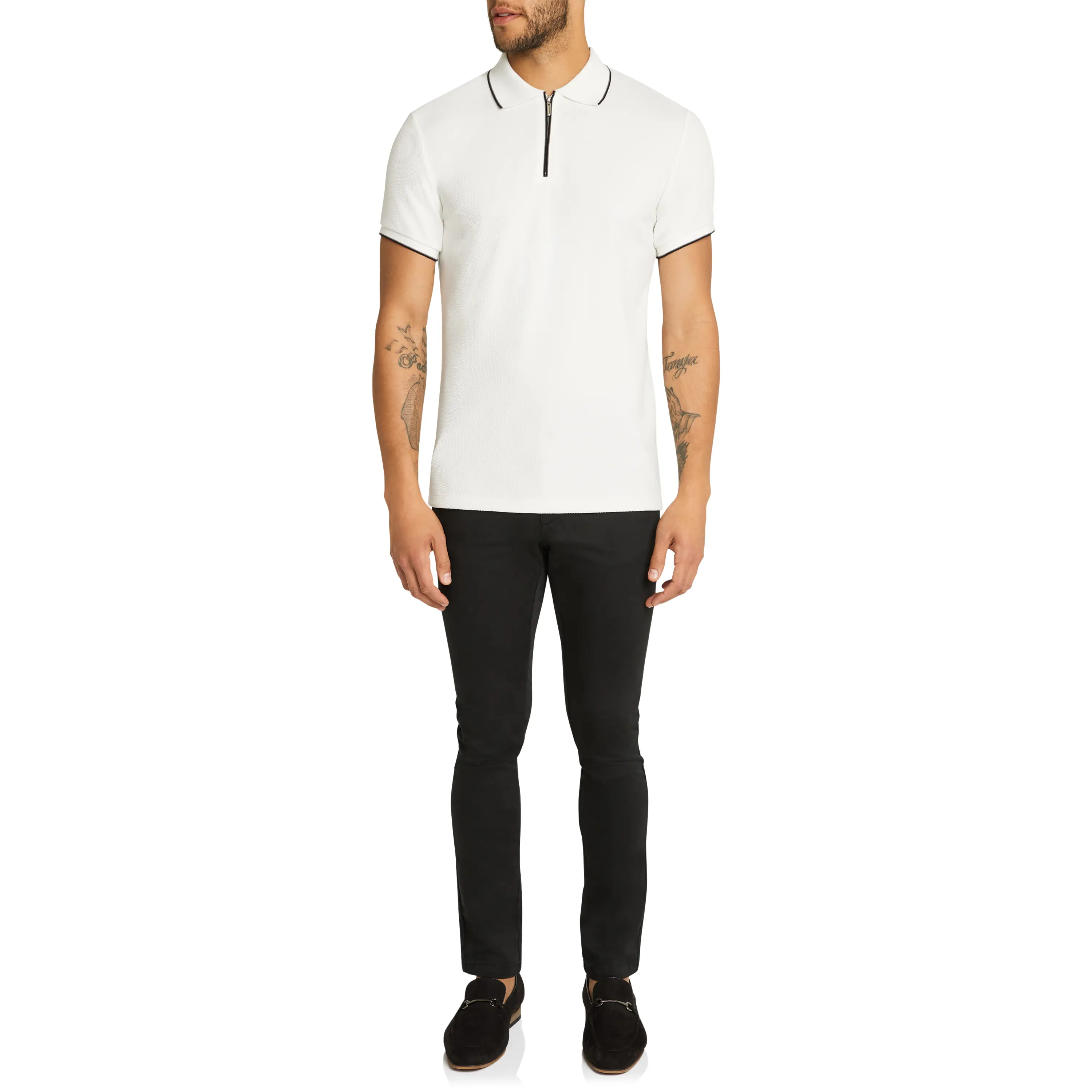 1162-white-glenroy-quarter-zip-smart-polo-white-1.webp