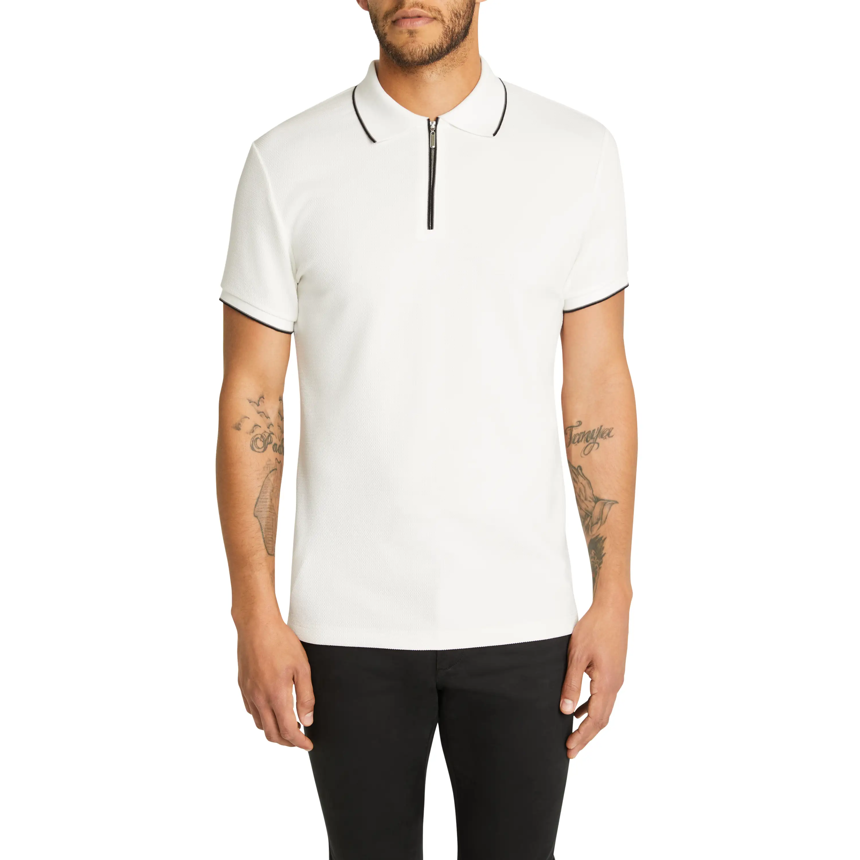 1162-white-glenroy-quarter-zip-smart-polo-white-1.webp
