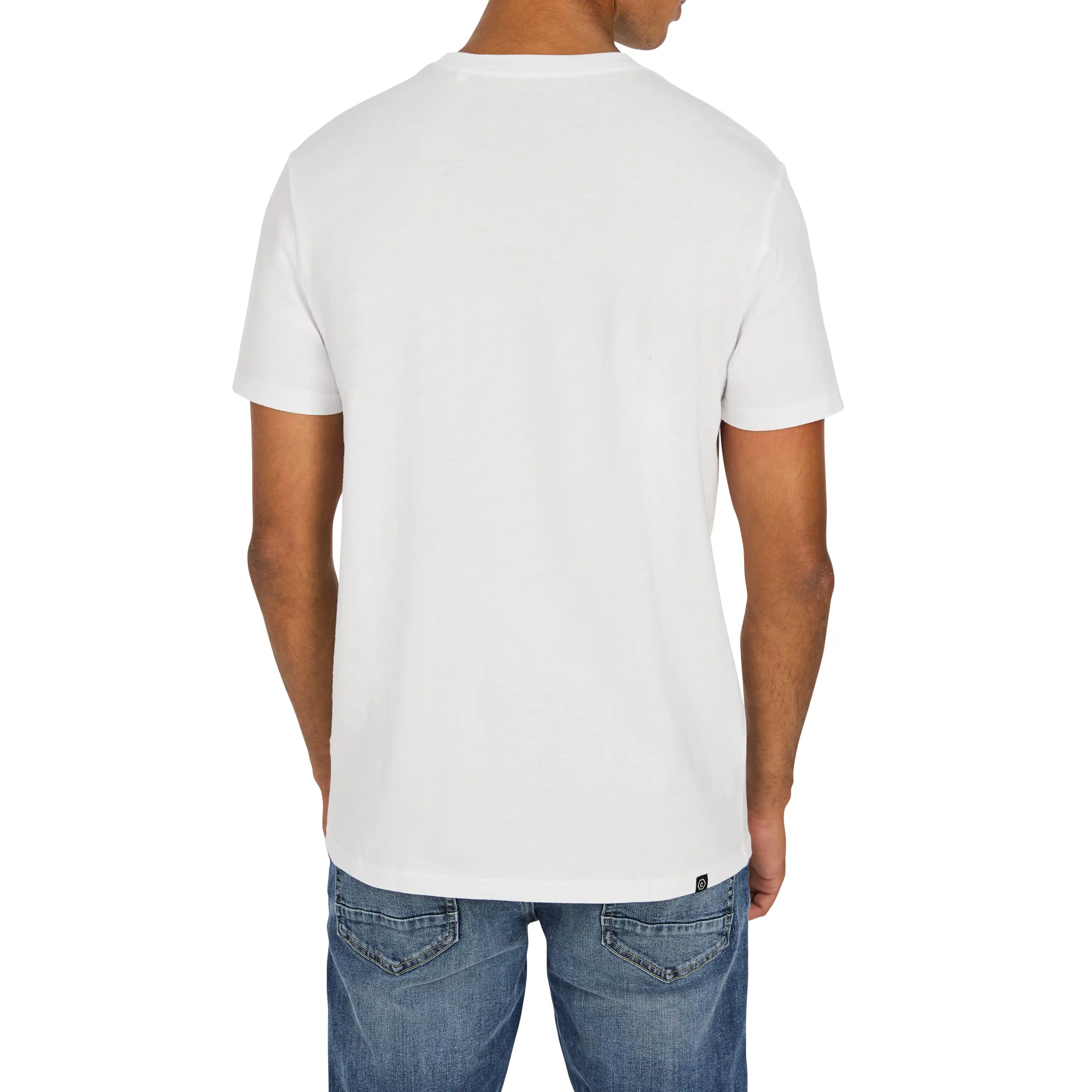 White Kayce Graphic Crew Neck Tee - White