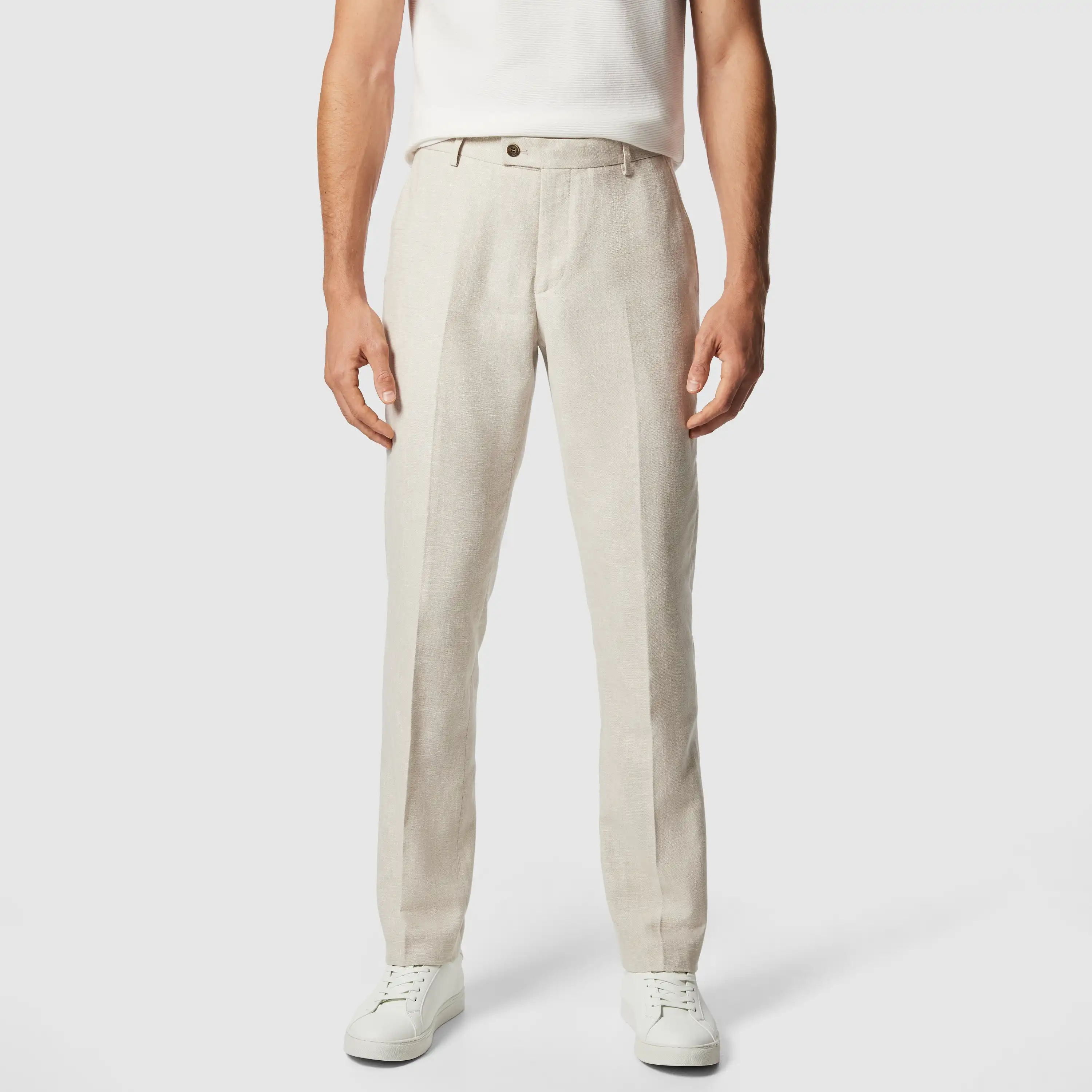 Sand Harper Slim Dress Pant - Sand