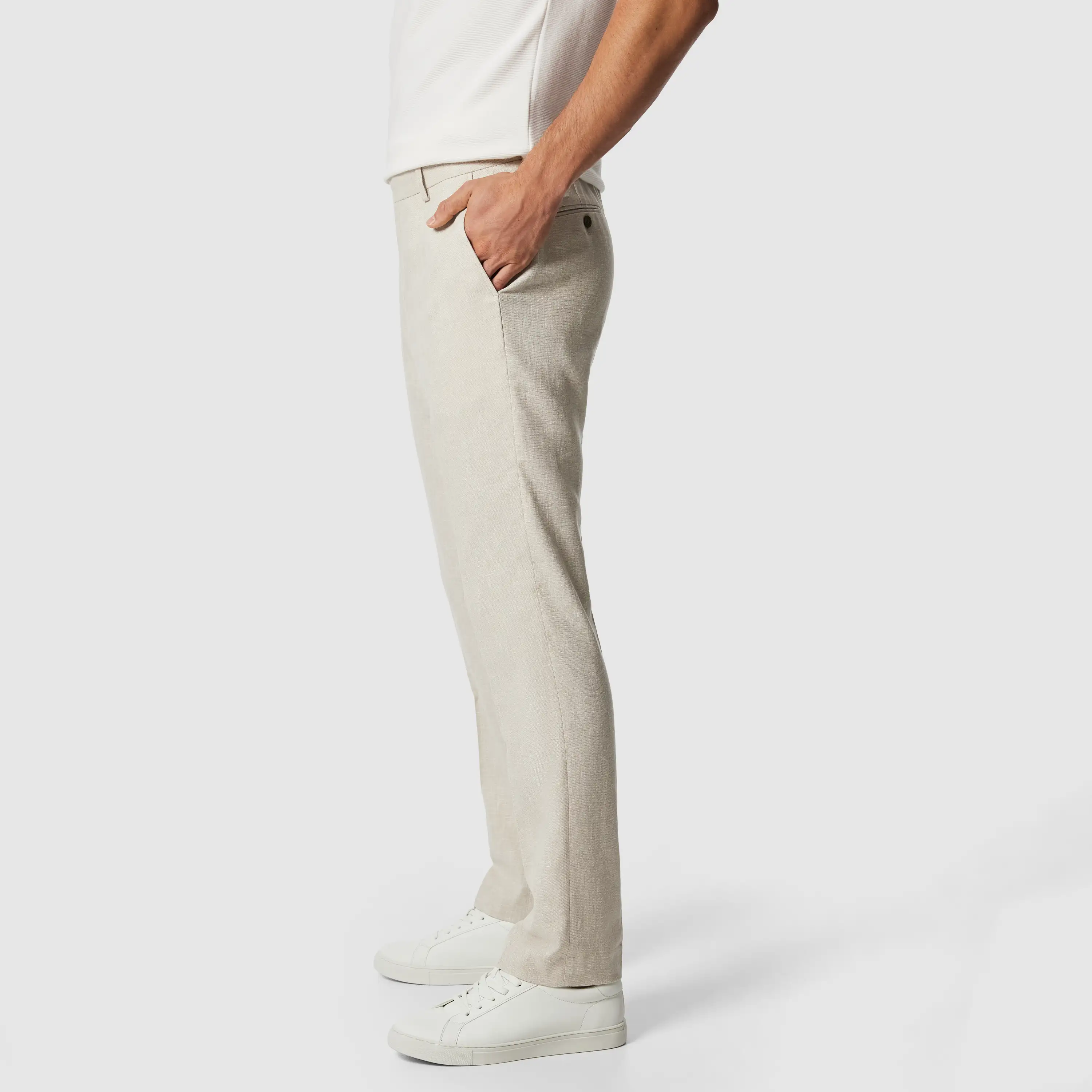 Sand Harper Slim Dress Pant - Sand