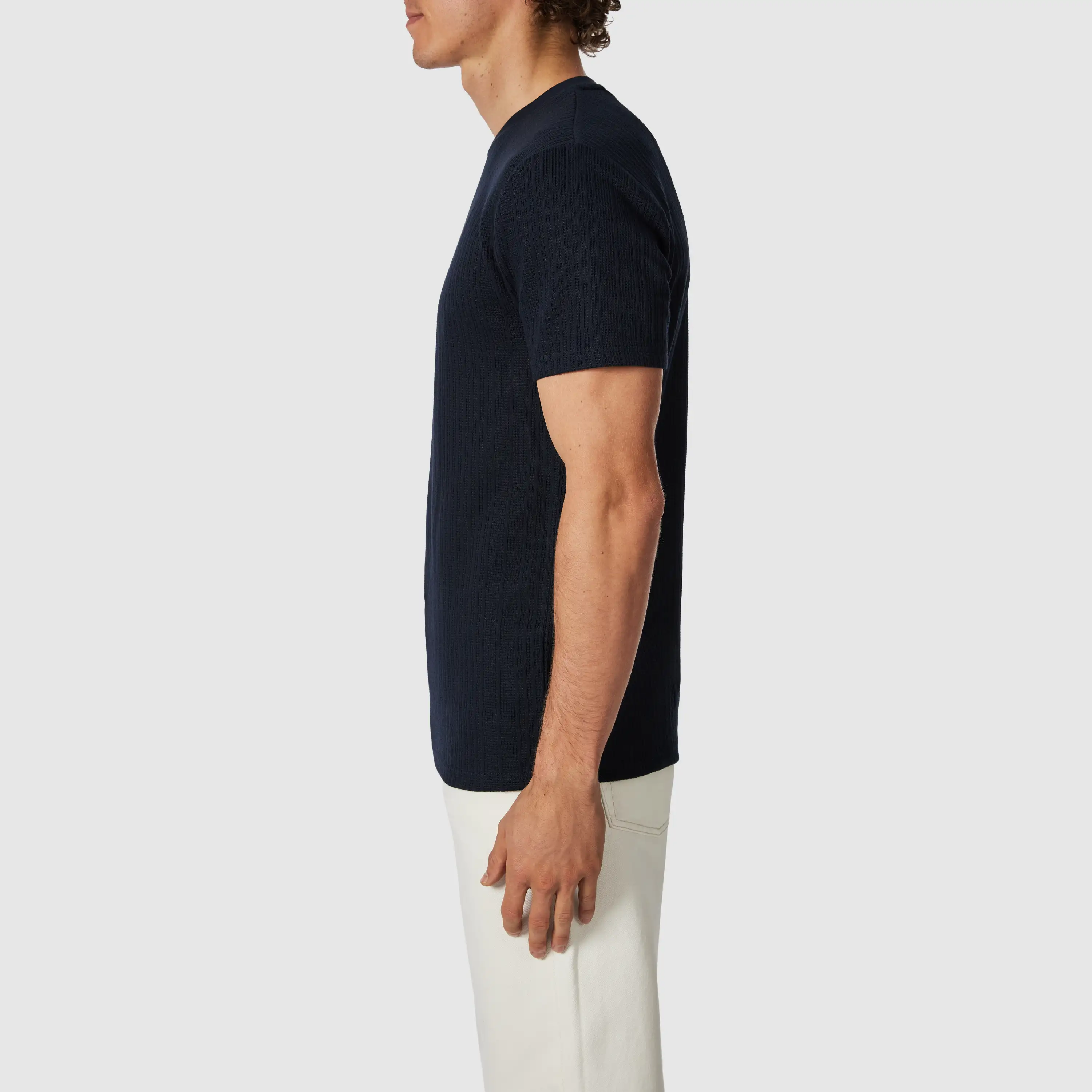 Navy Alton Crew Tee - Navy