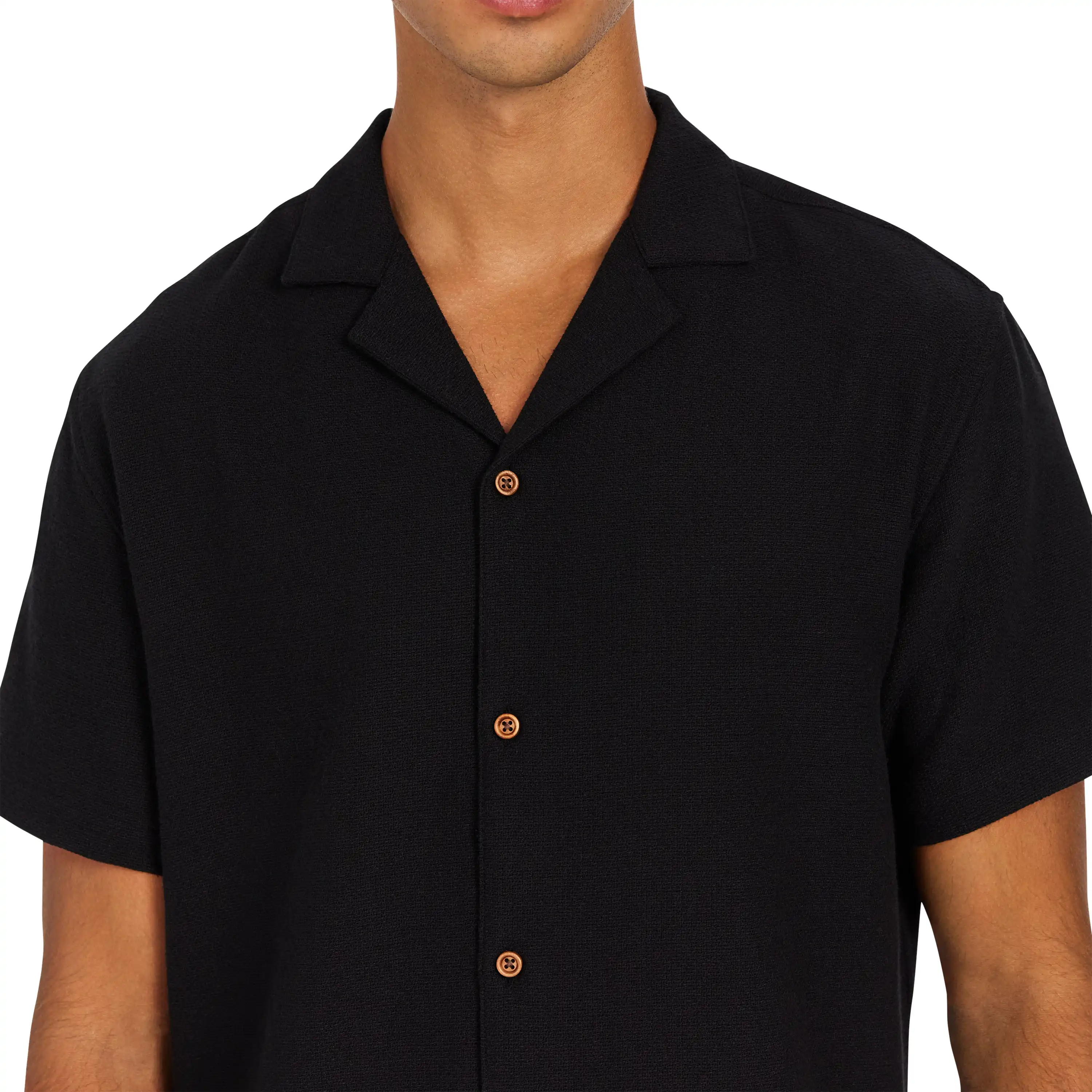 132-black-sekope-texture-short-sleeve-shirt-black-1.webp