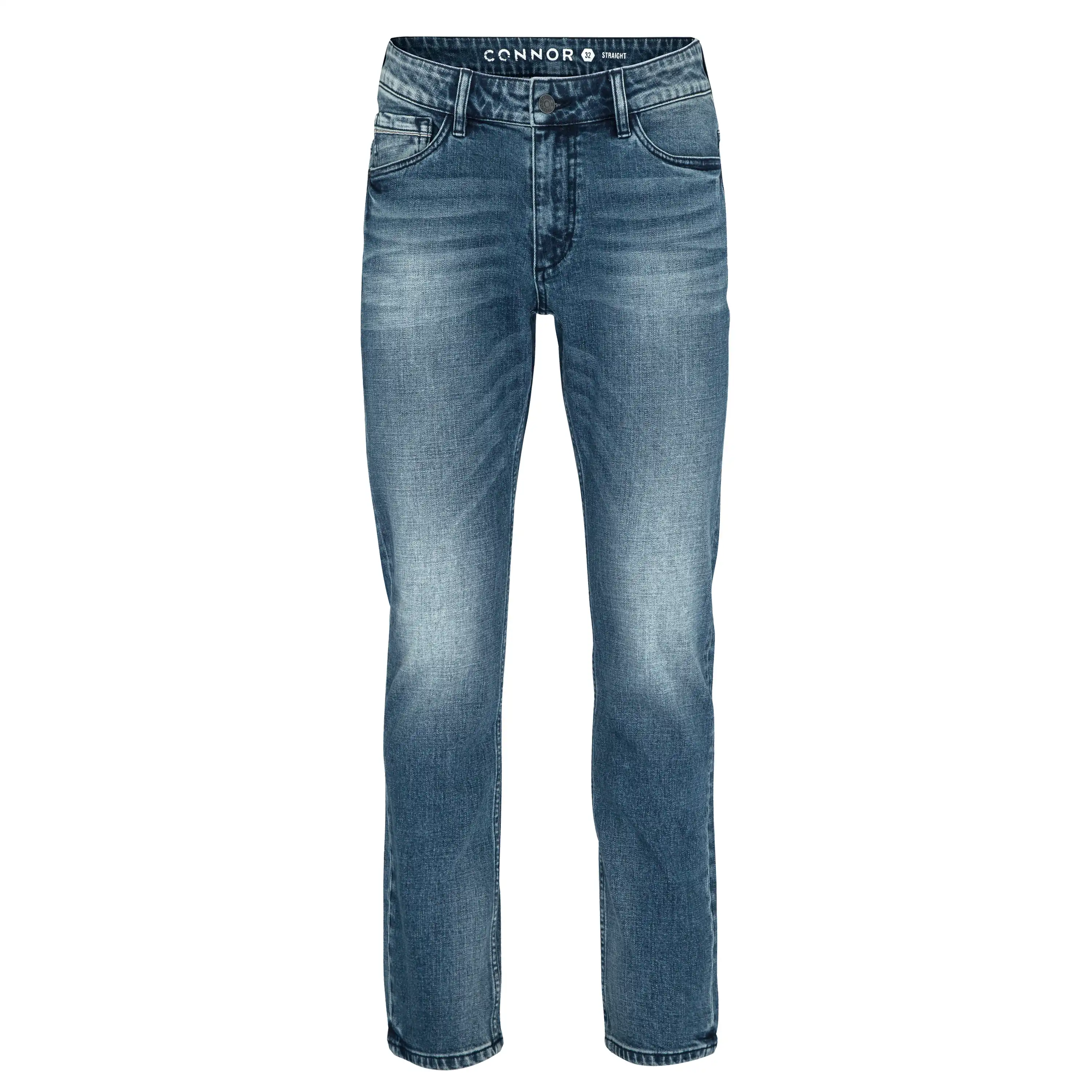 Blue Avalon Stretch Straight Jean - Blue