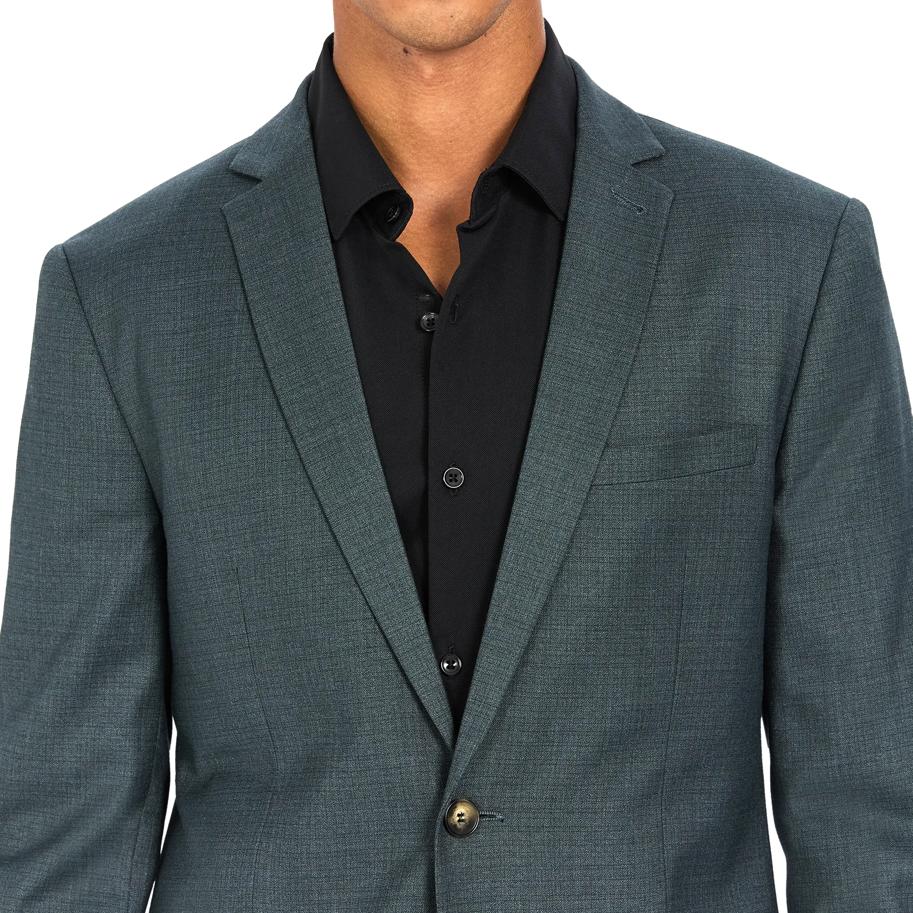 Petrol Formosa Slim Stretch Suit Jacket - Petrol