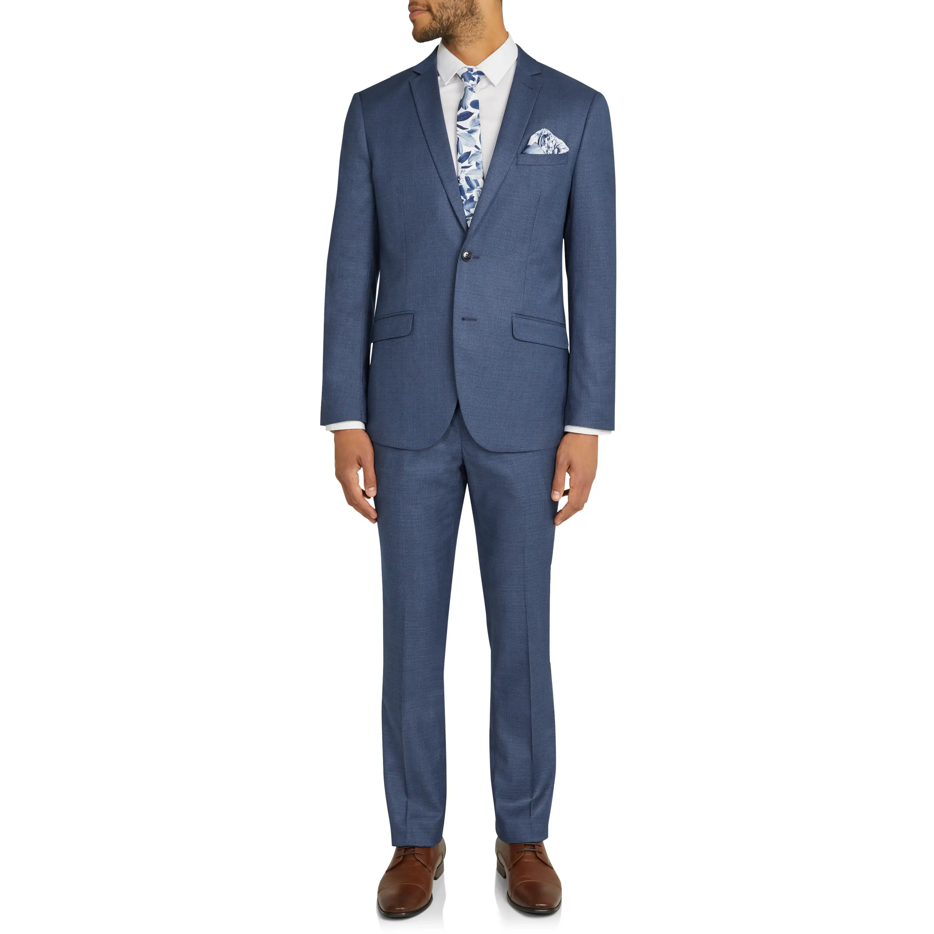 Blue Formosa Stretch Slim Suit