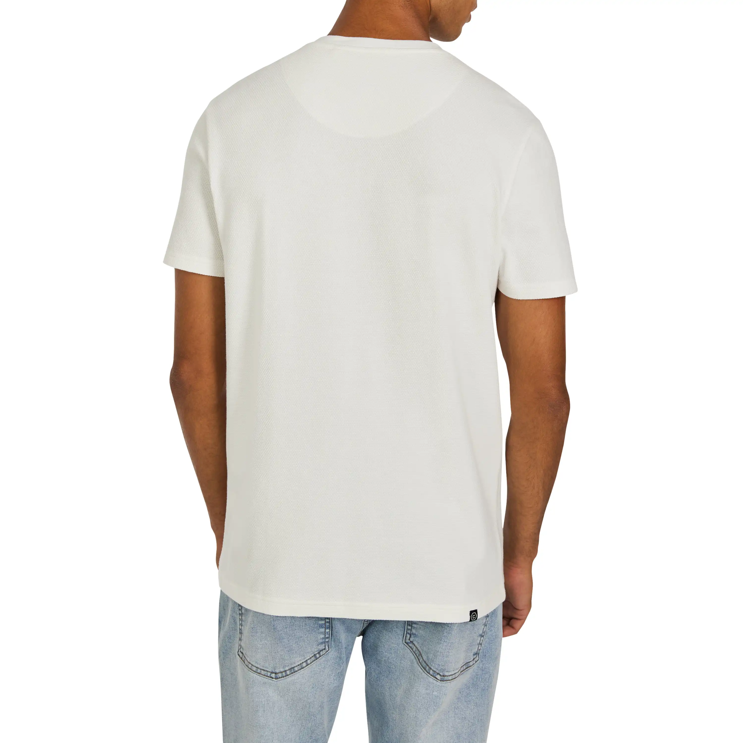White Pete Henley Tee - White