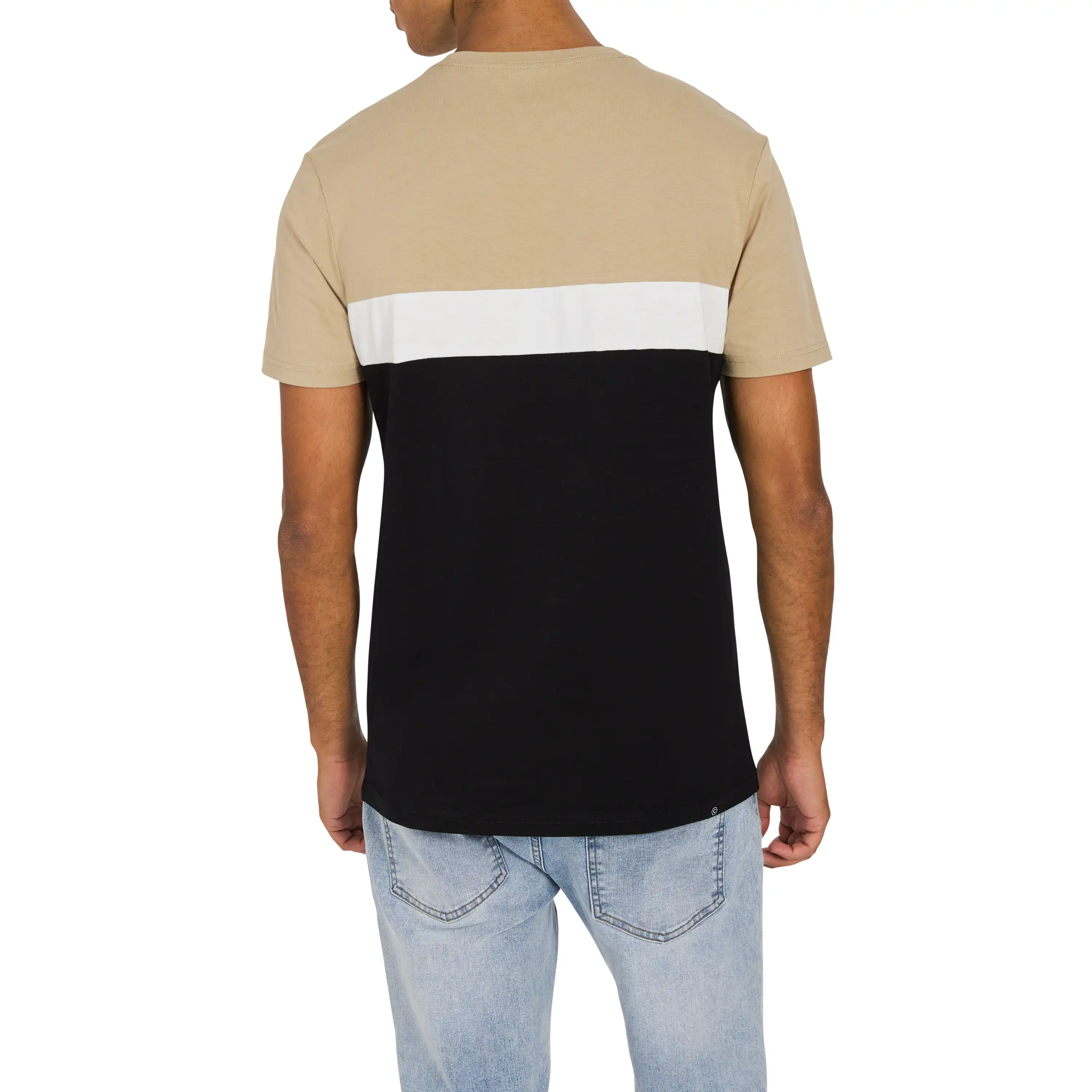 Sand Riga Crew Neck Tee - Sand