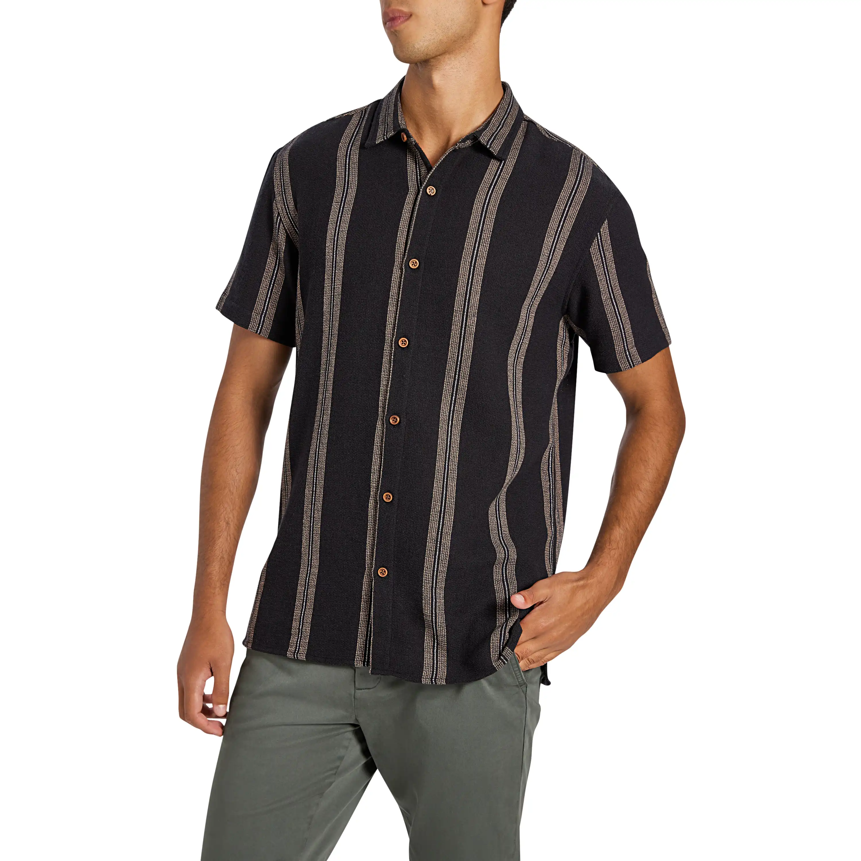 162-black-caddy-stripe-textured-short-sleeve-shirt-black-1.webp
