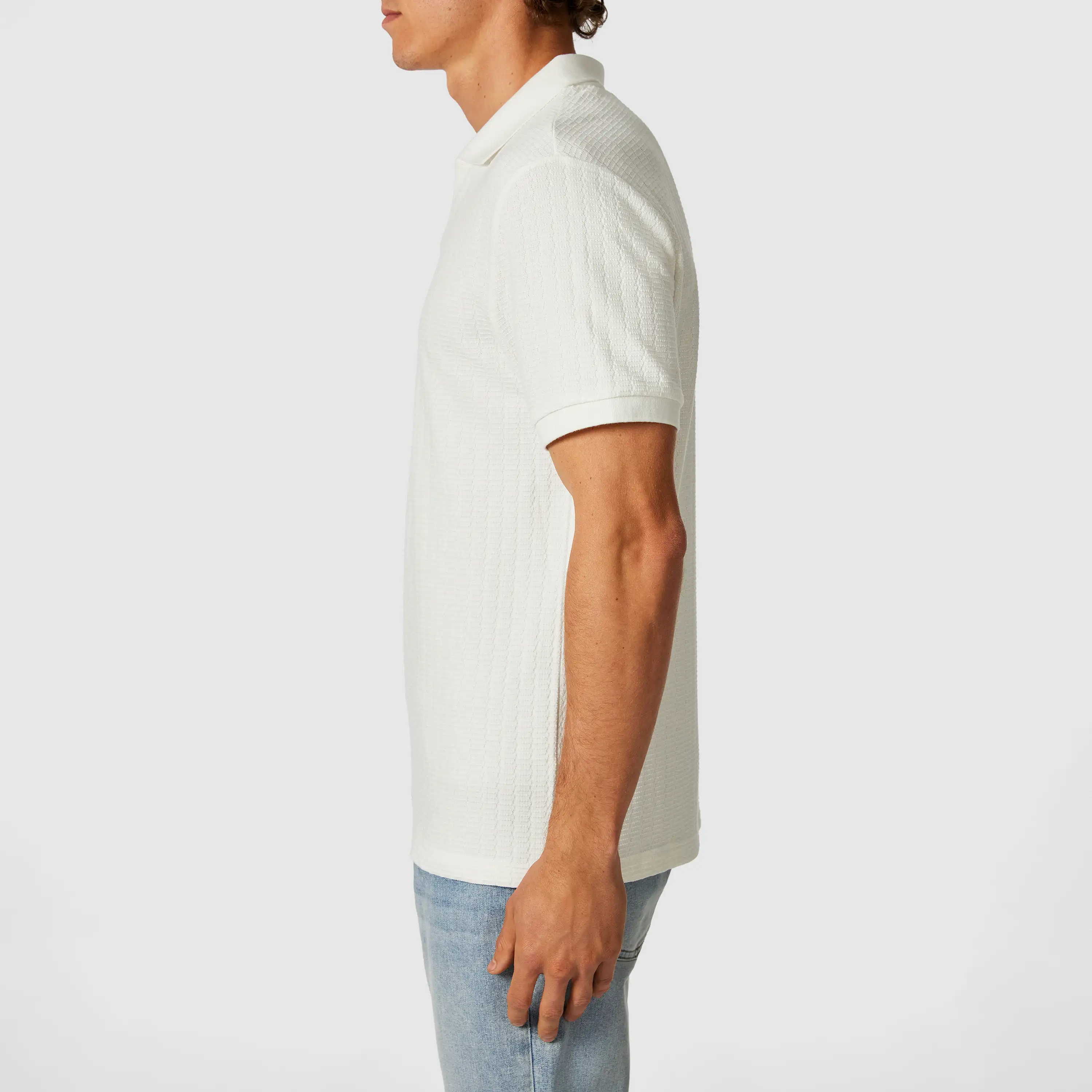 Off White Rufino Smart Polo - Off White