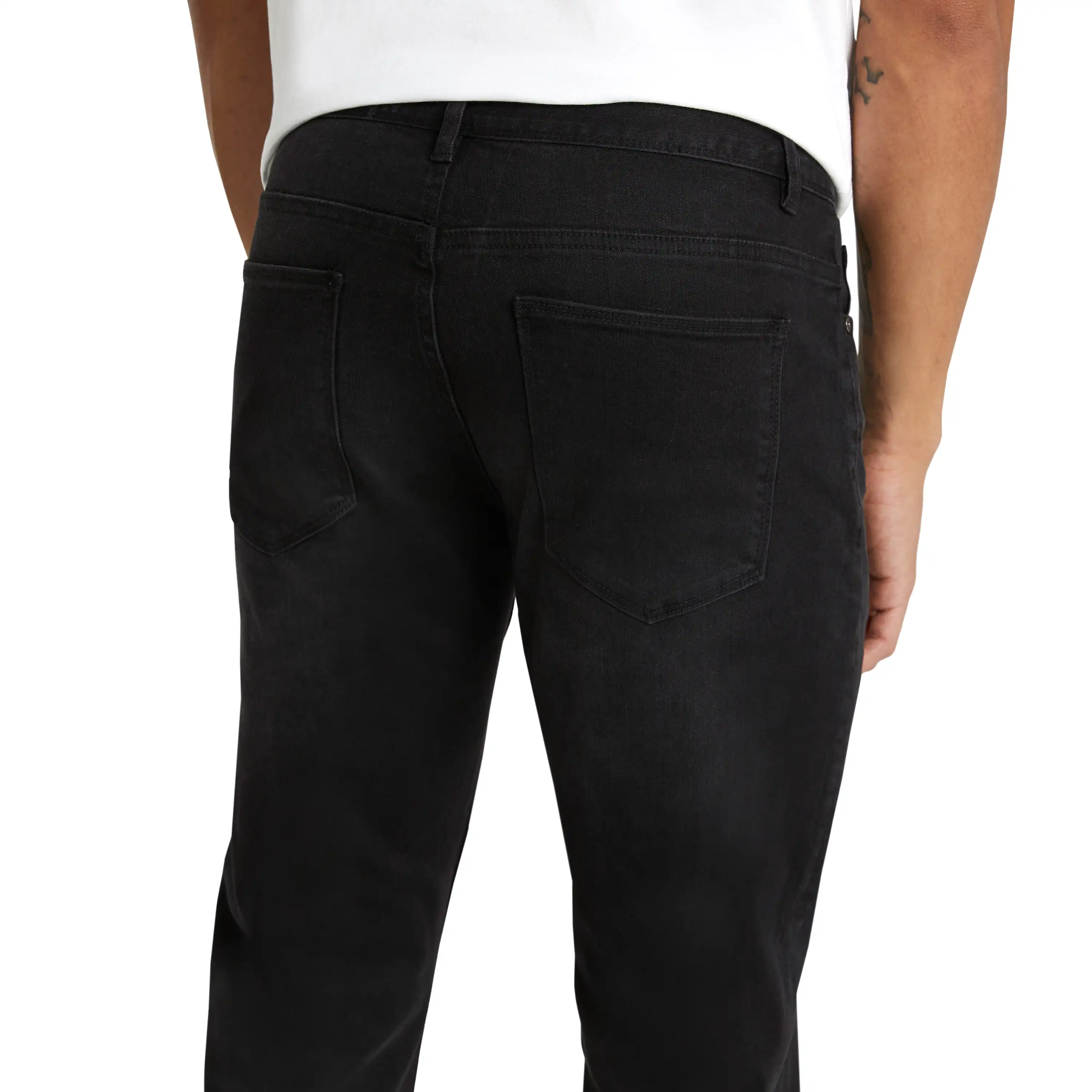 Black Jett Straight Stretch Jean - Black