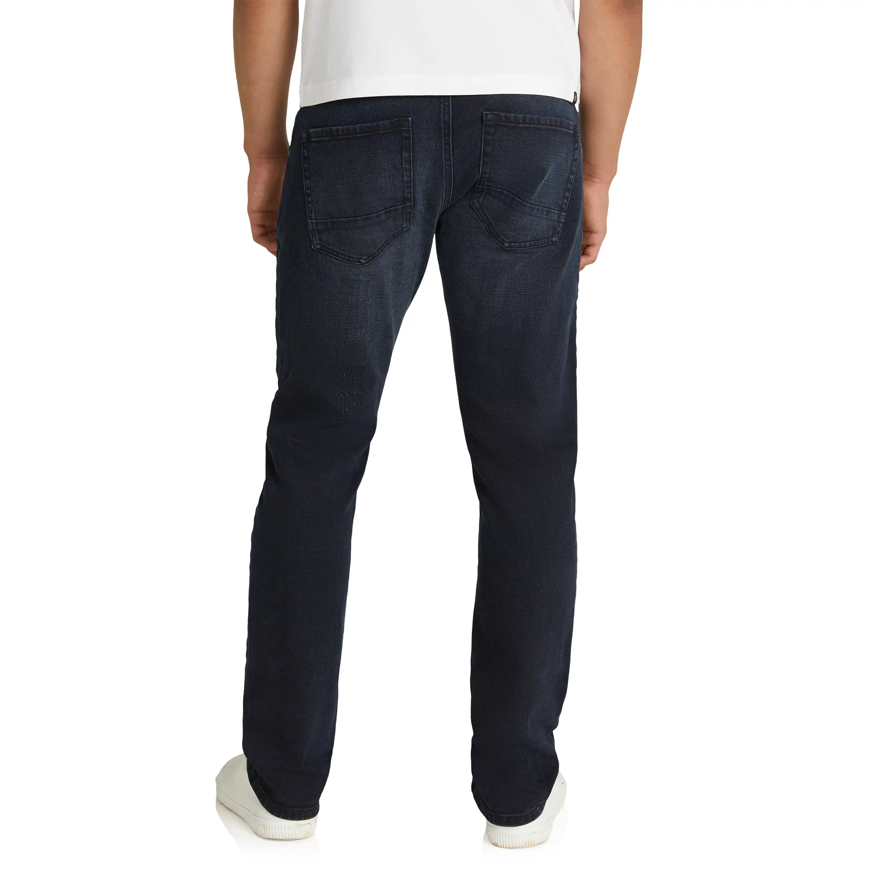 Dark Denim Avi Straight Stretch Jean - Dark Denim