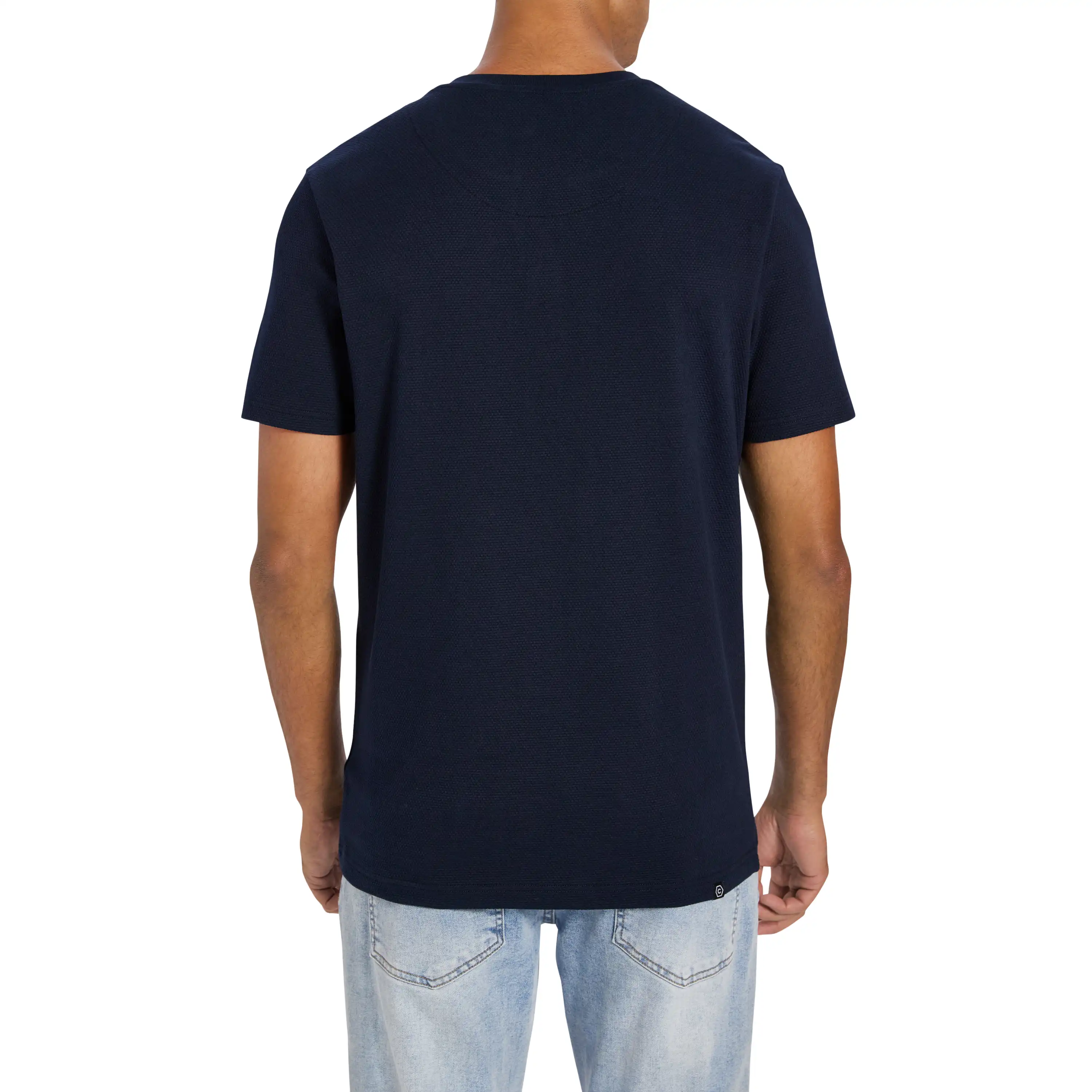 Navy Pete Henley Tee - Navy