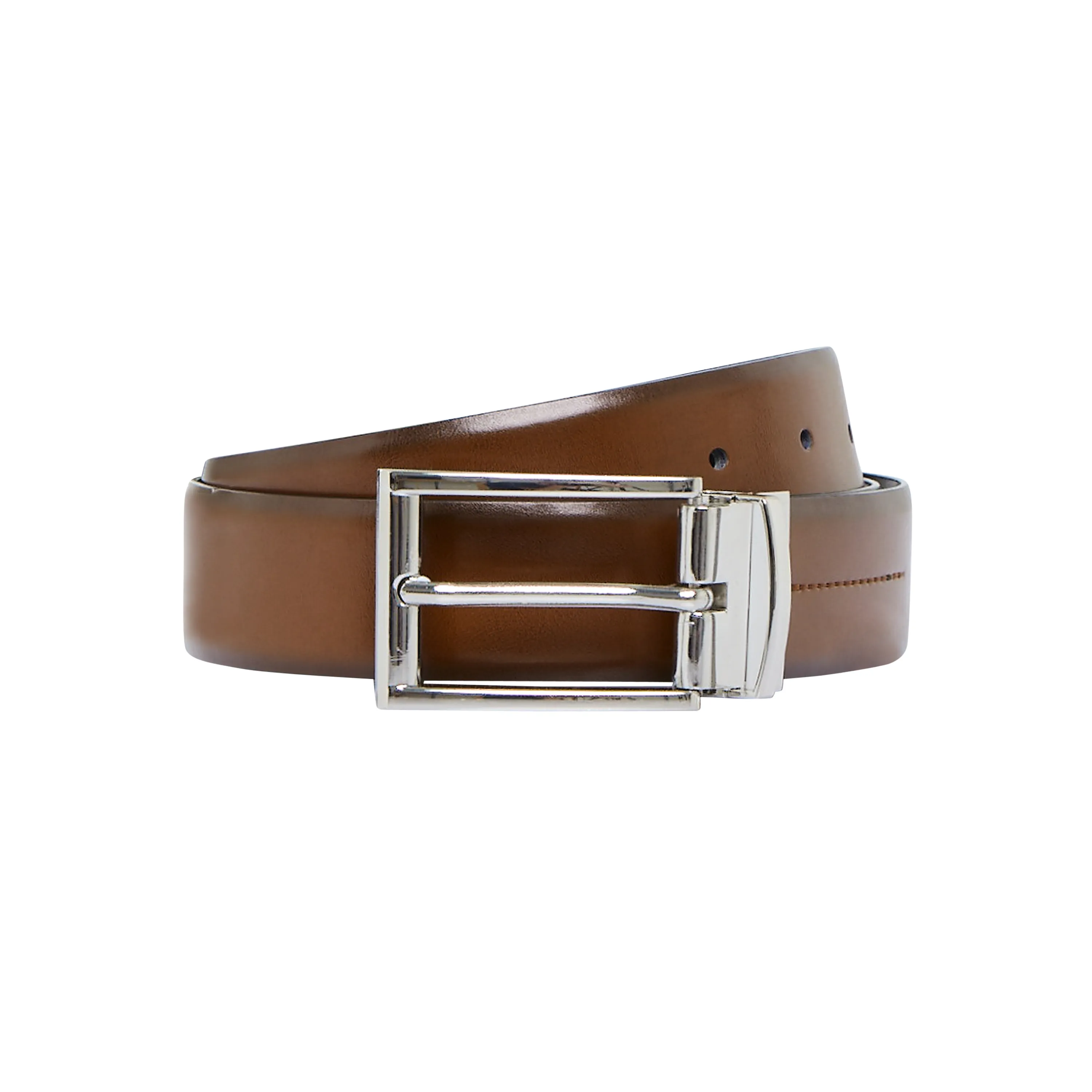 Black Tan Alexi Reversible Belt - Black Tan