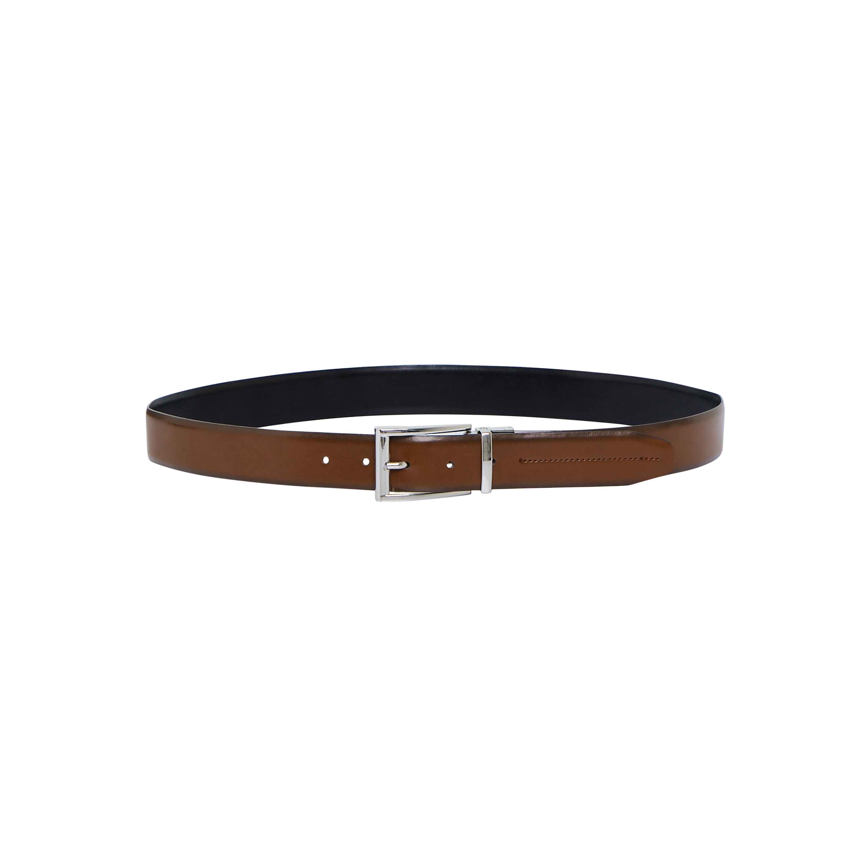 Black Tan Alexi Reversible Belt - Black Tan
