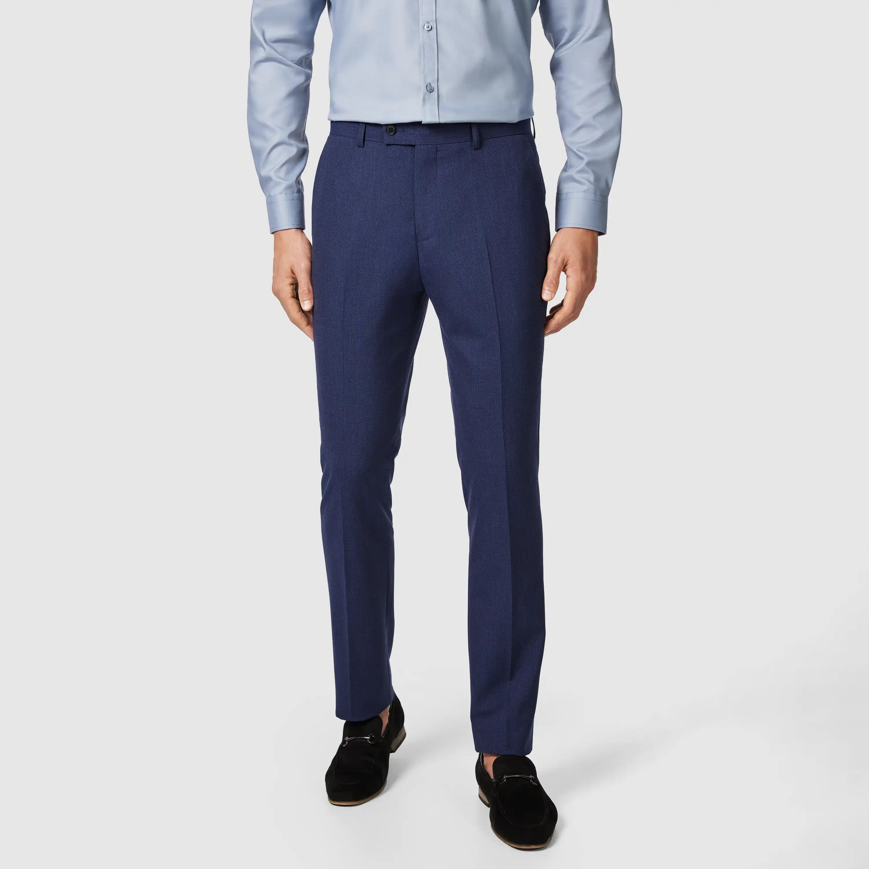 Blue Theo Slim Suit