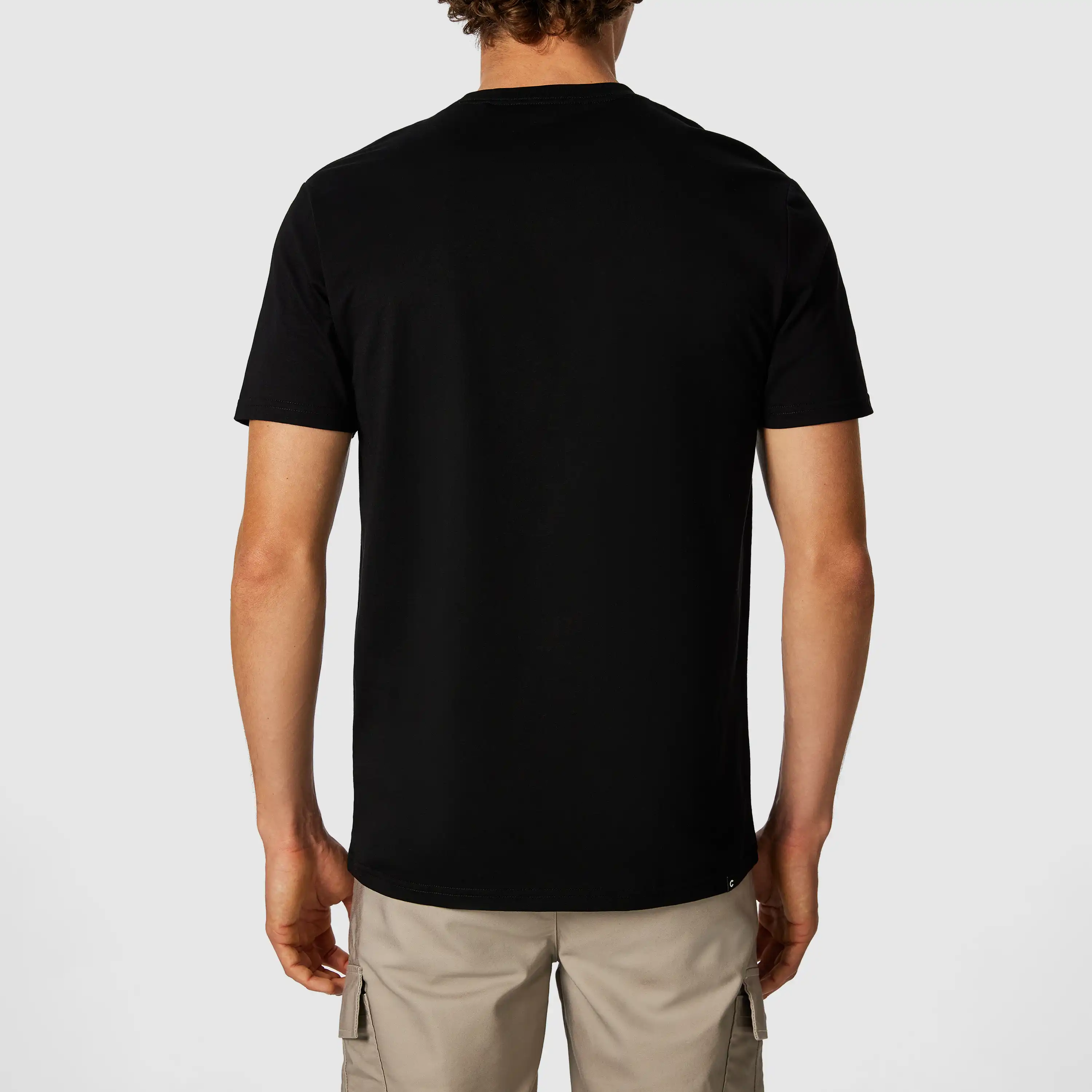 Black Marcus Graphic Crew Neck Tee - Black