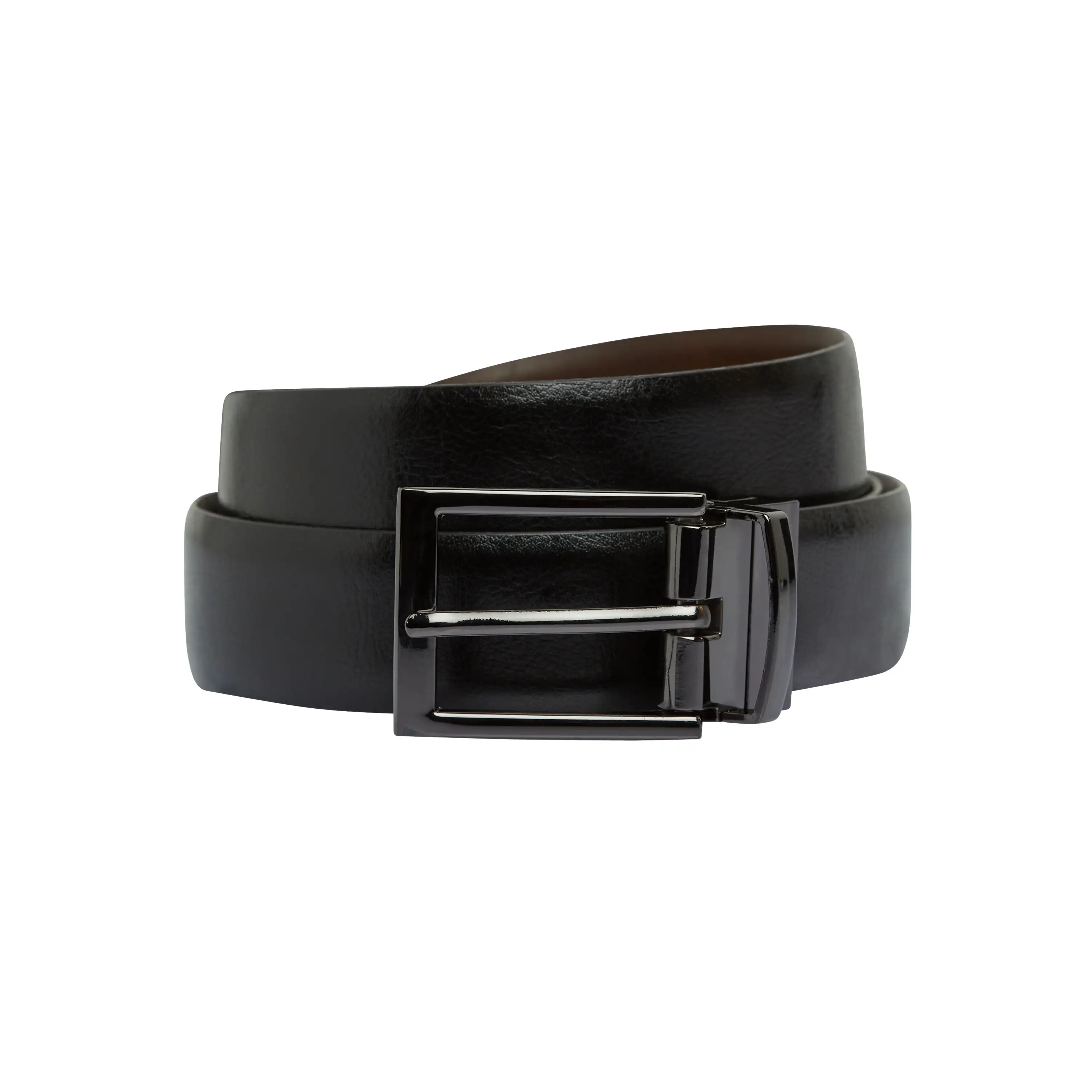 Black / Chocolate Bronson Reversible Belt - Black / Chocolate