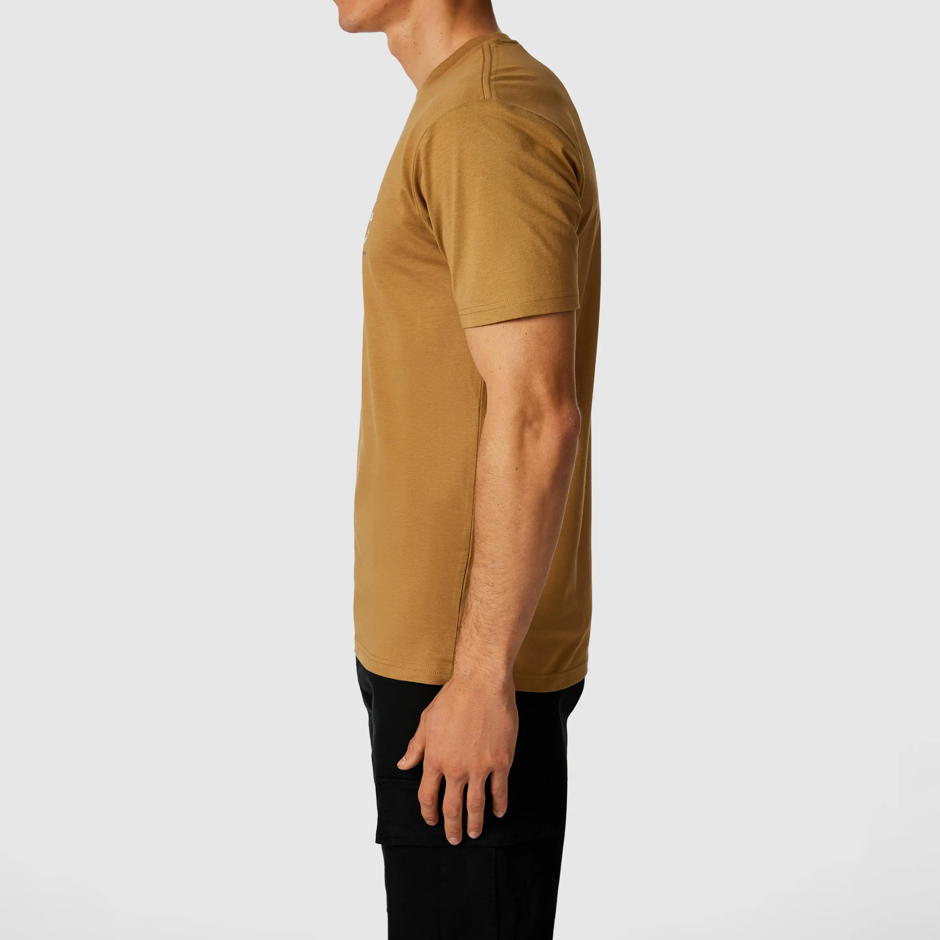 Caramel Oscar Graphic Crew Neck Tee - Caramel