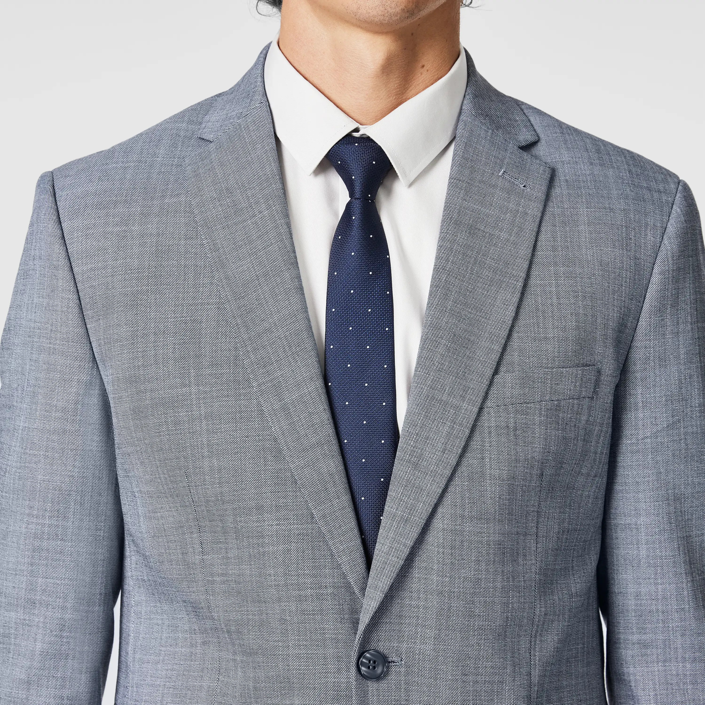 Blue Porter Slim Stretch Suit Jacket - Blue