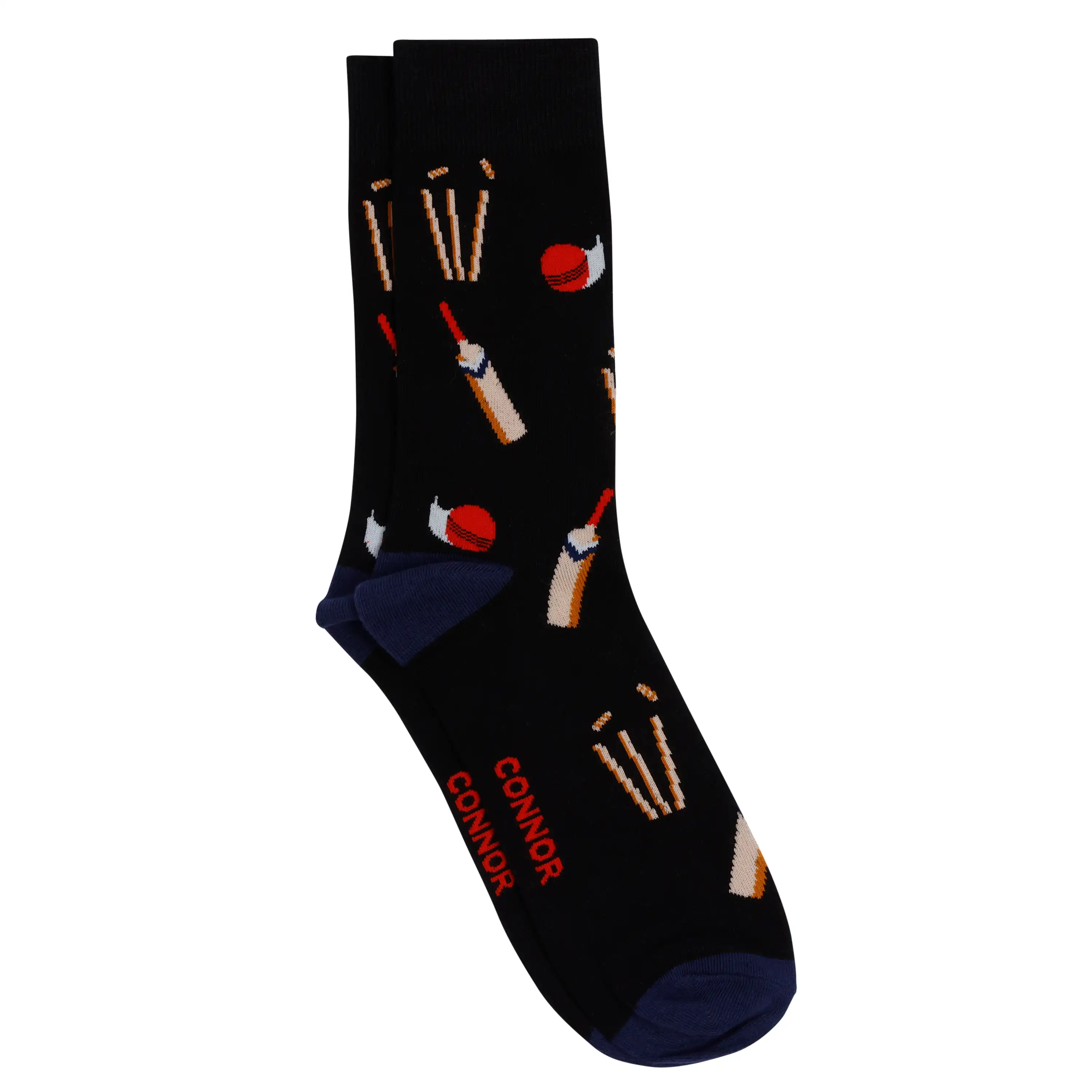 Black Cricket Sock - Black