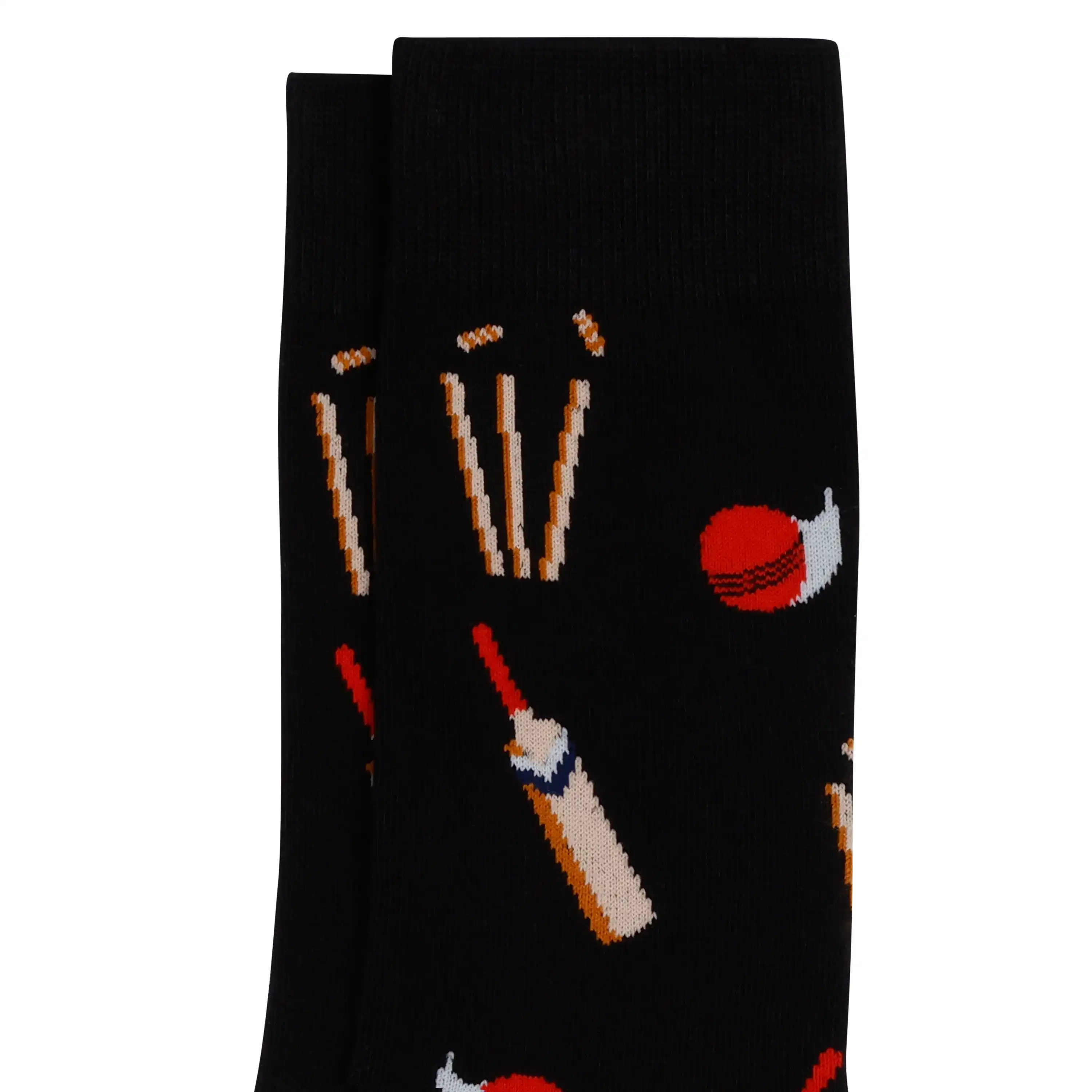 Black Cricket Sock - Black