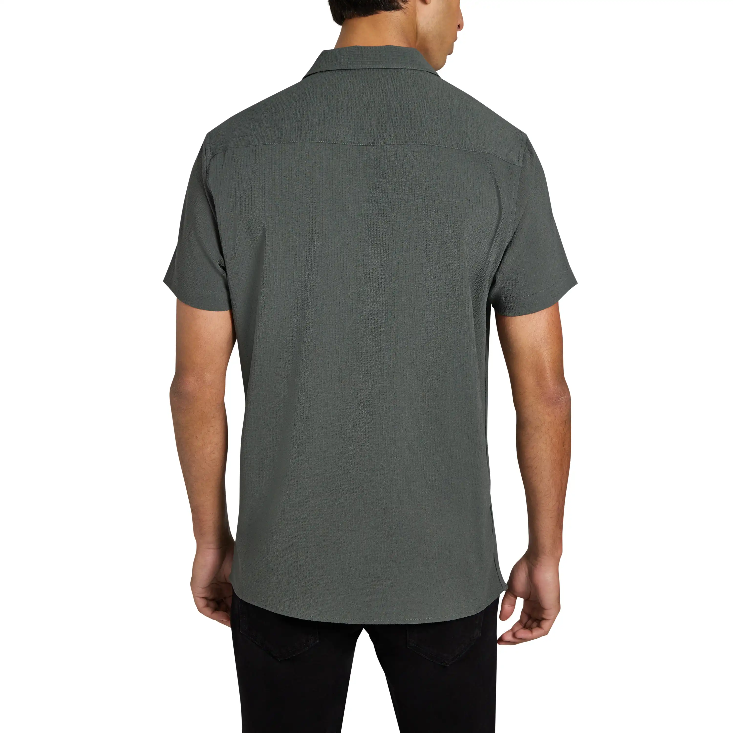 Green Euston Stretch Shirt - Green
