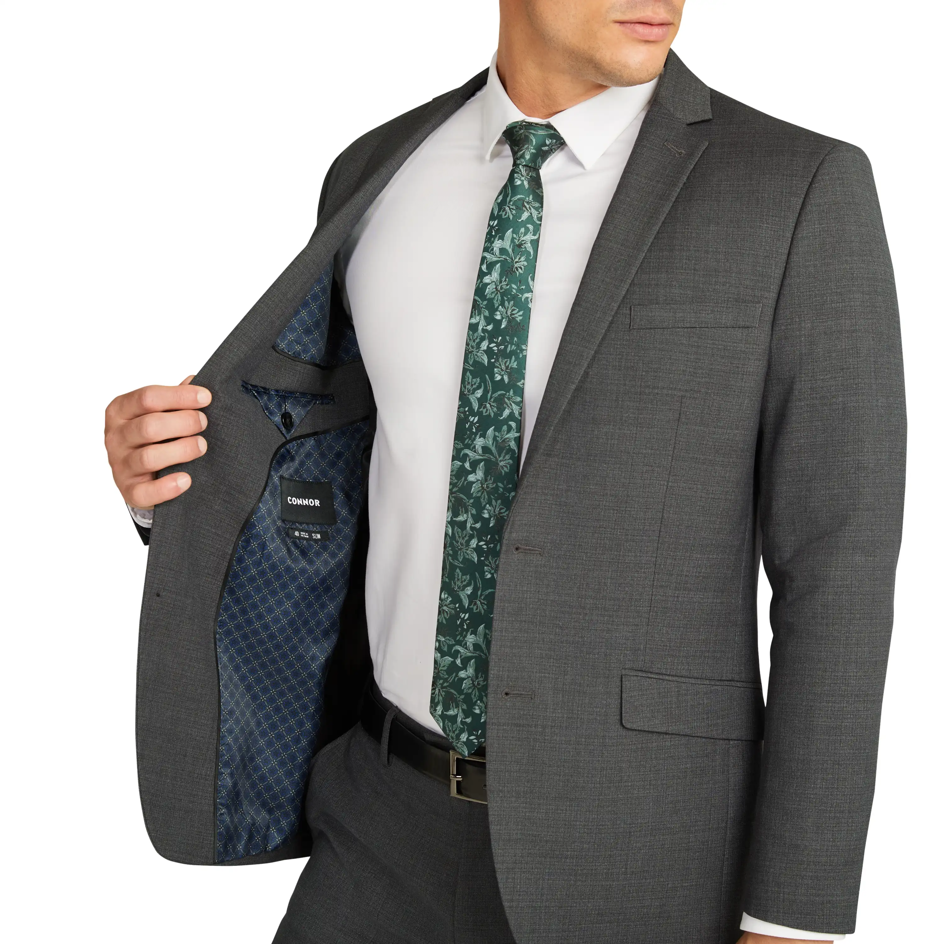 Charcoal Formosa Slim Stretch Suit