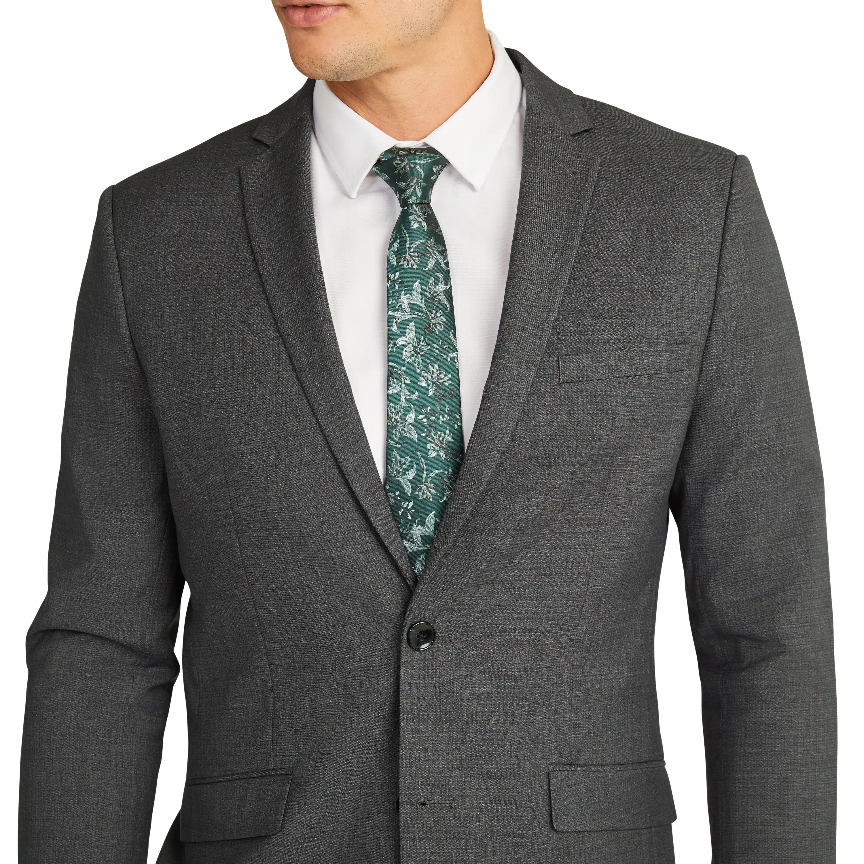 Charcoal Formosa Slim Stretch Suit