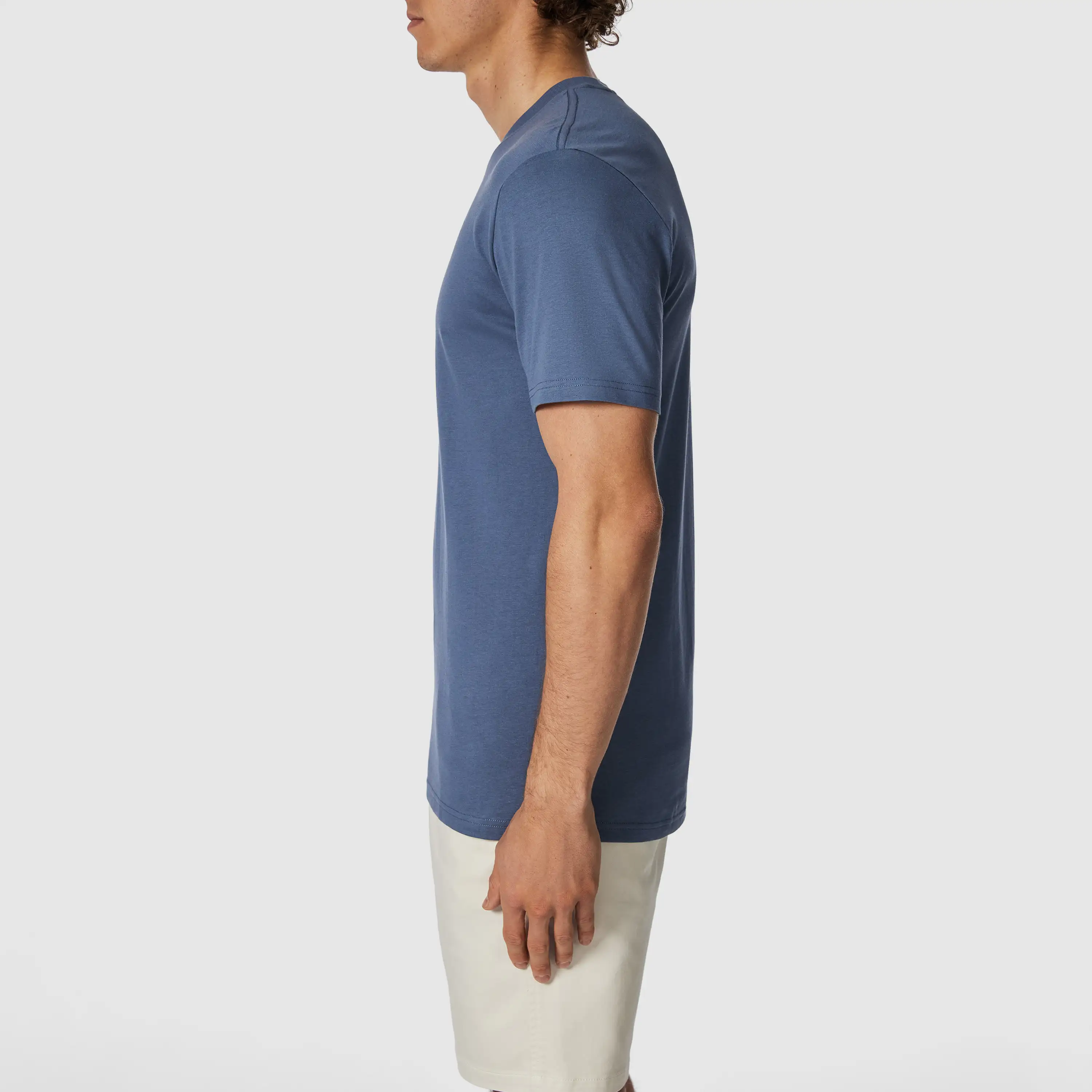 Blue Earl Graphic Crew Neck Tee - Blue