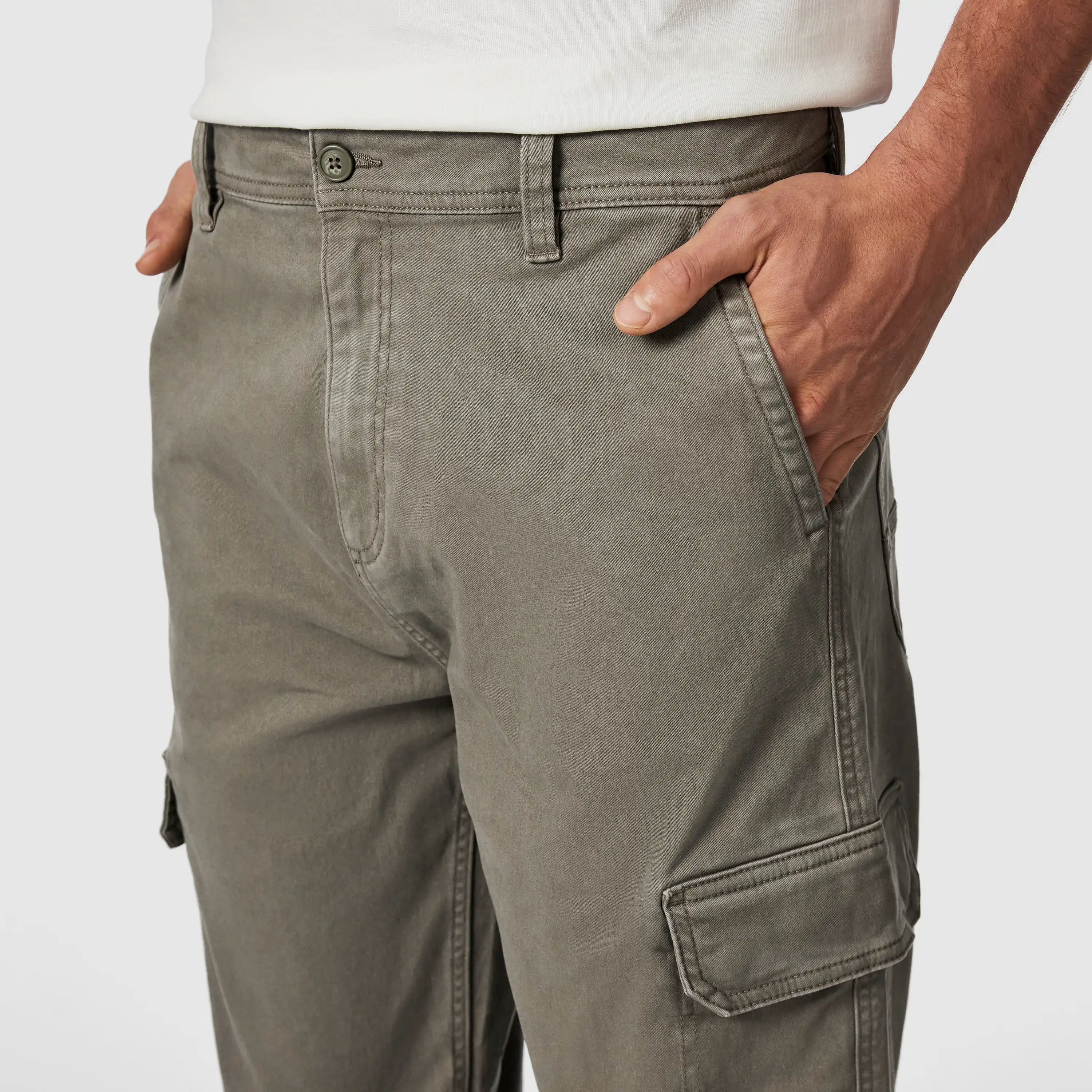 Green Reaves Cargo Pant - Green