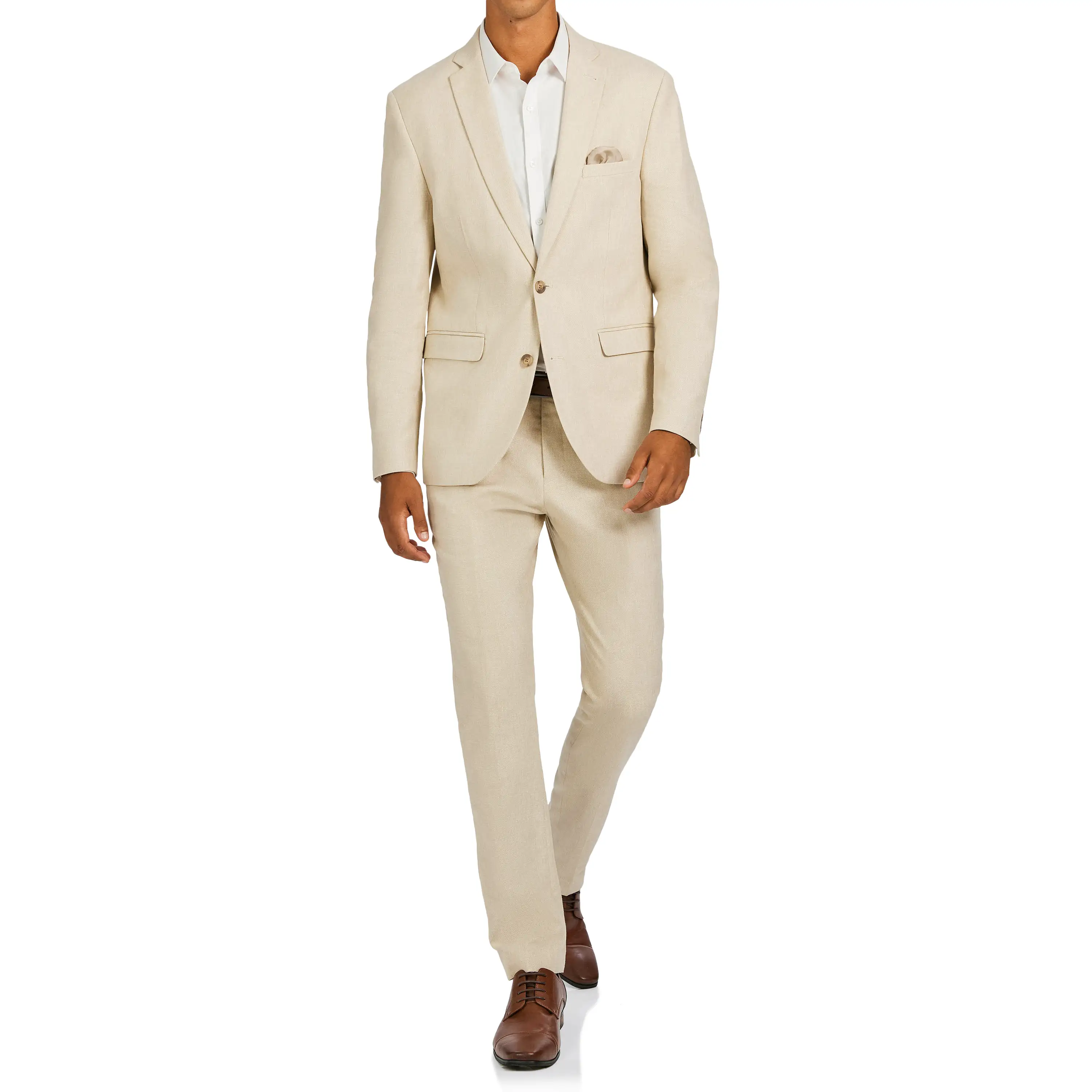 Sand Scarborough Slim Suit