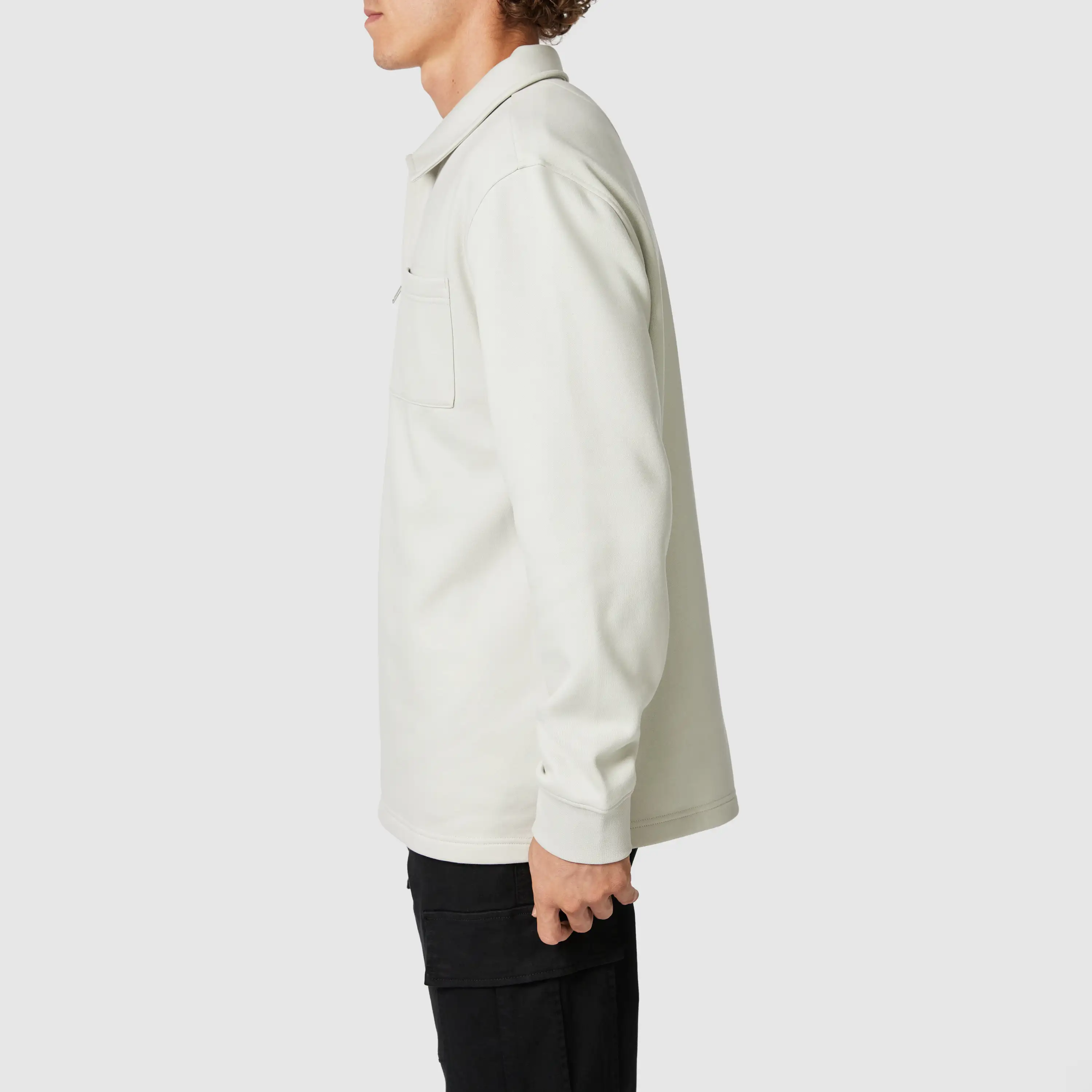 Ice Guy Quarter Zip Polo Sweat - Ice