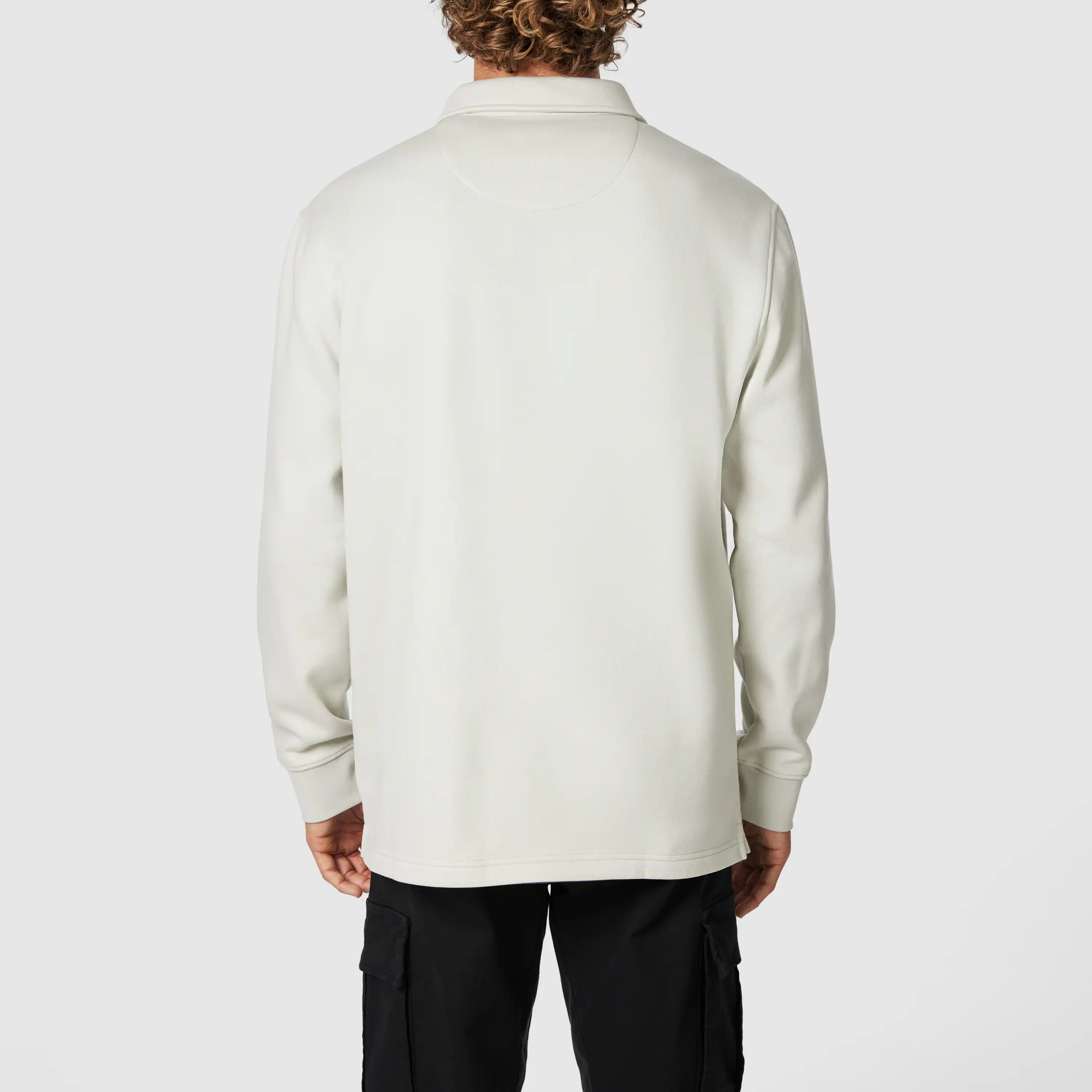 Ice Guy Quarter Zip Polo Sweat - Ice