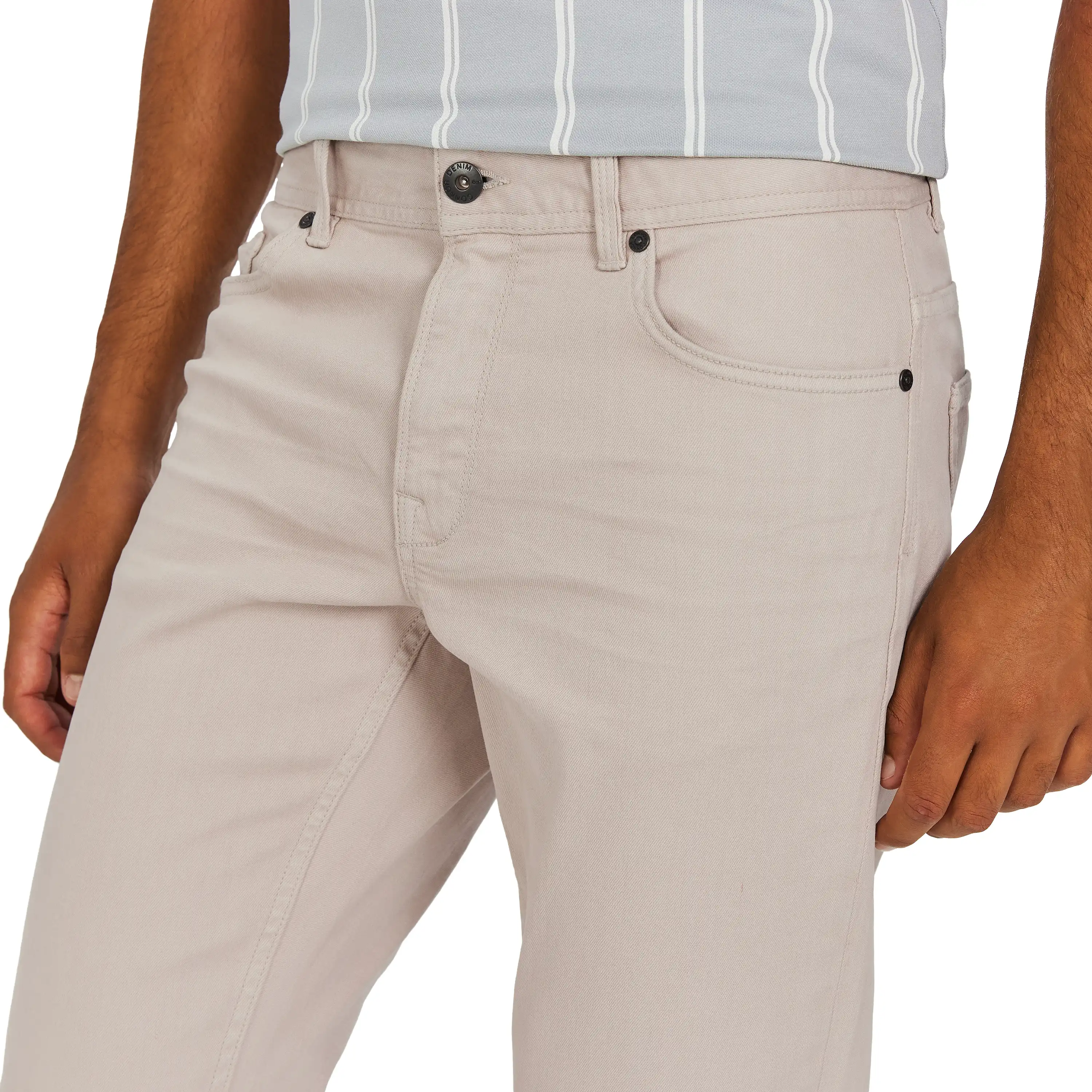 Stone Butler Straight Stretch Jean - Stone