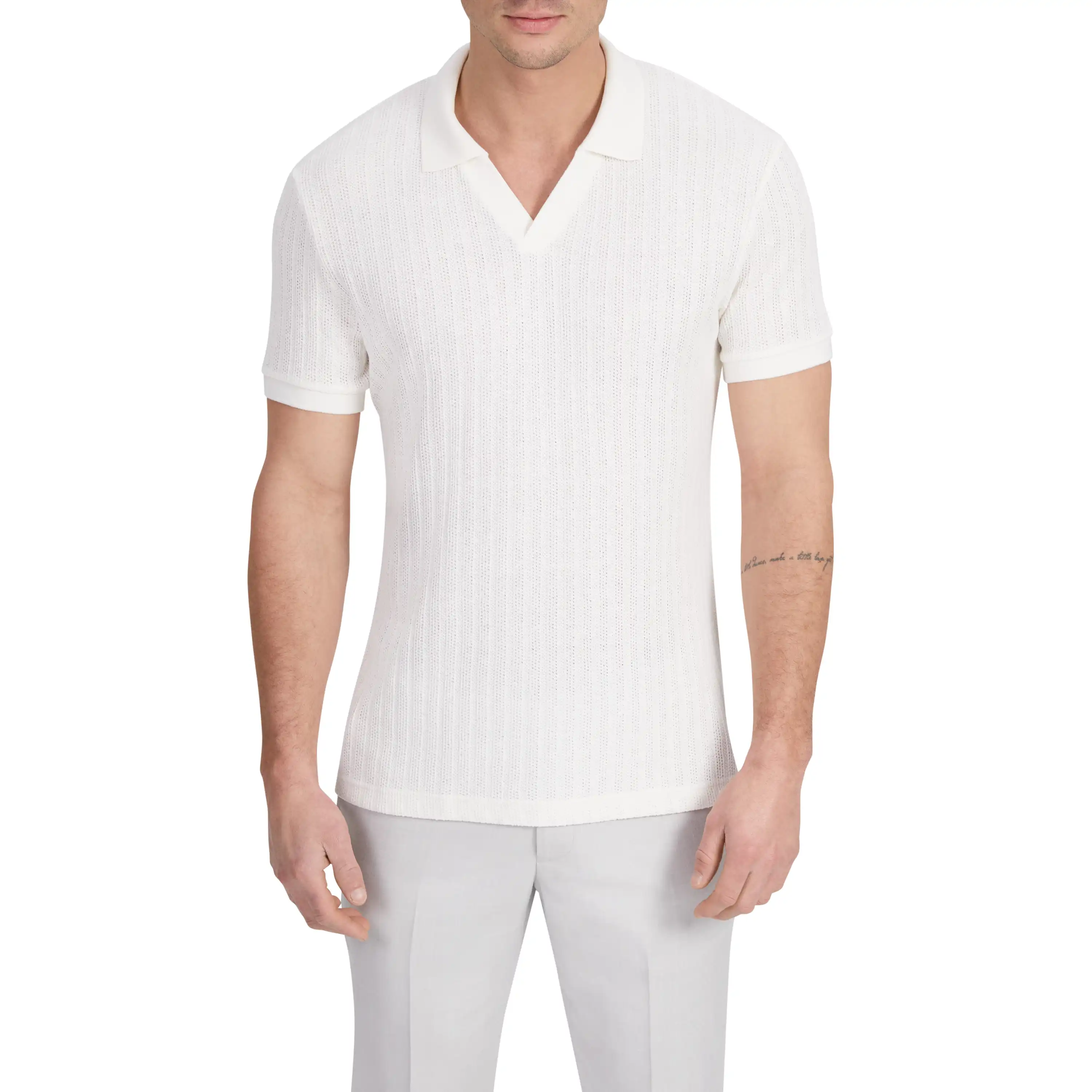 Off White Finley Smart Polo - Off White