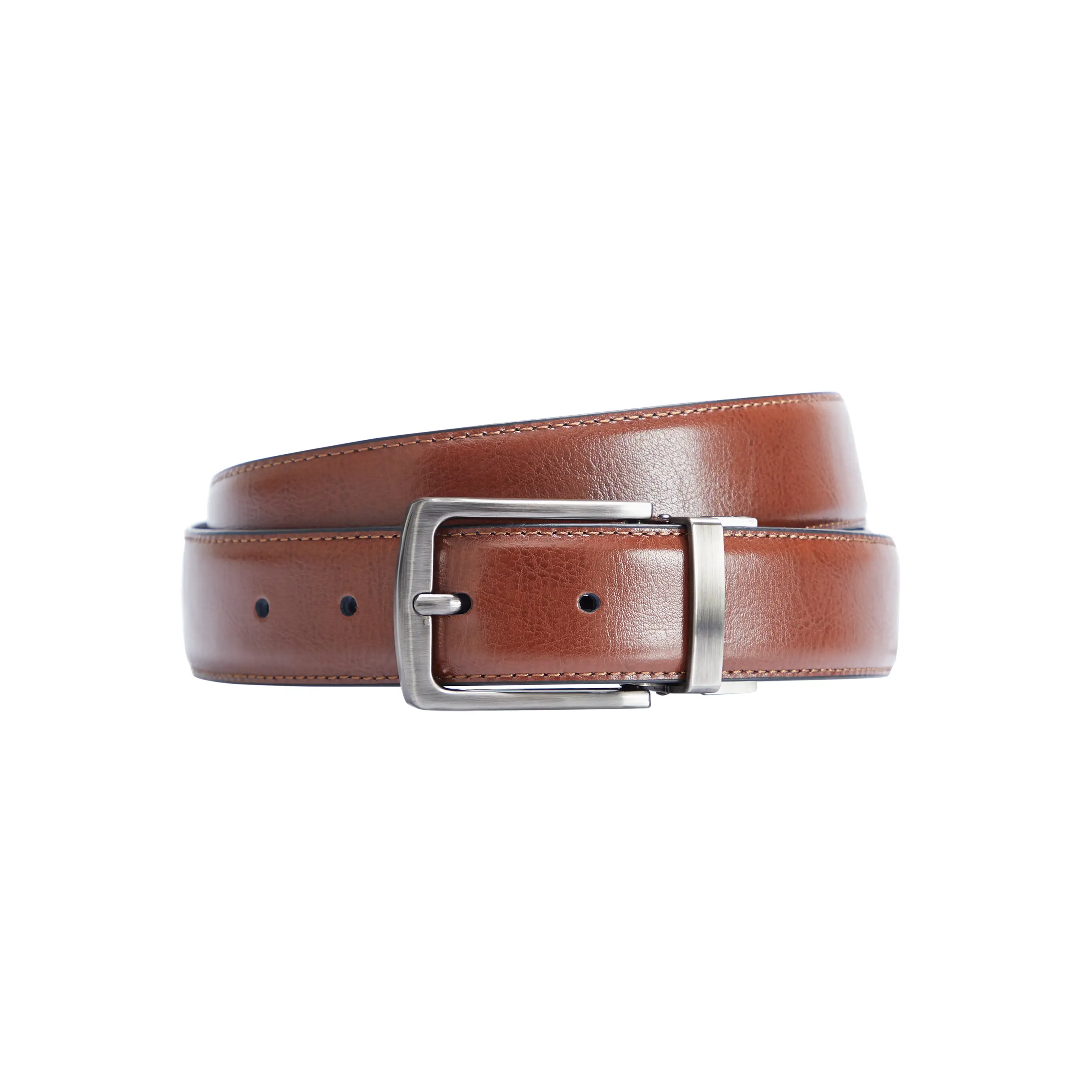Black Tan Archer Reversible Belt - Black Tan