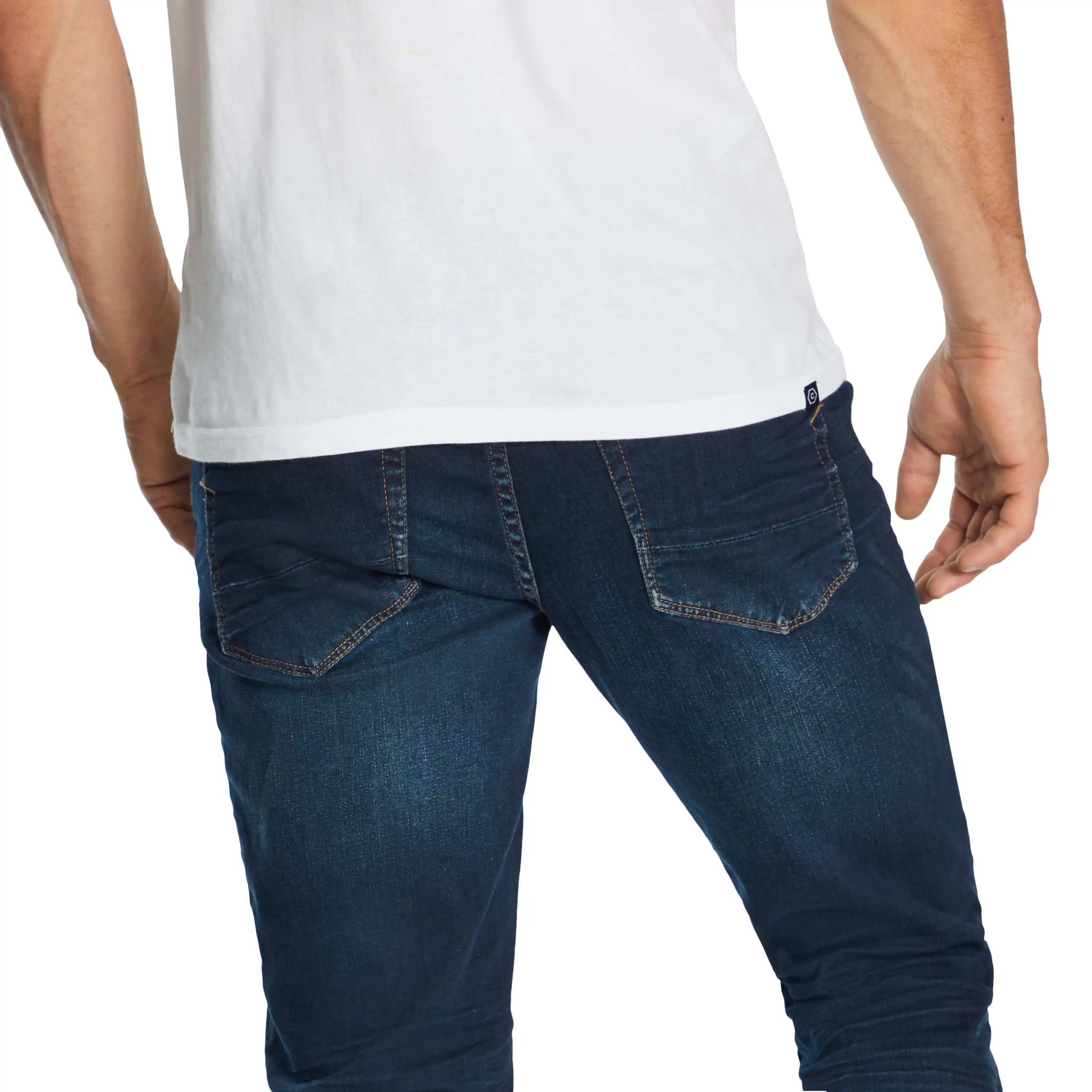 Blue Wade Stretch Straight Jean - Blue
