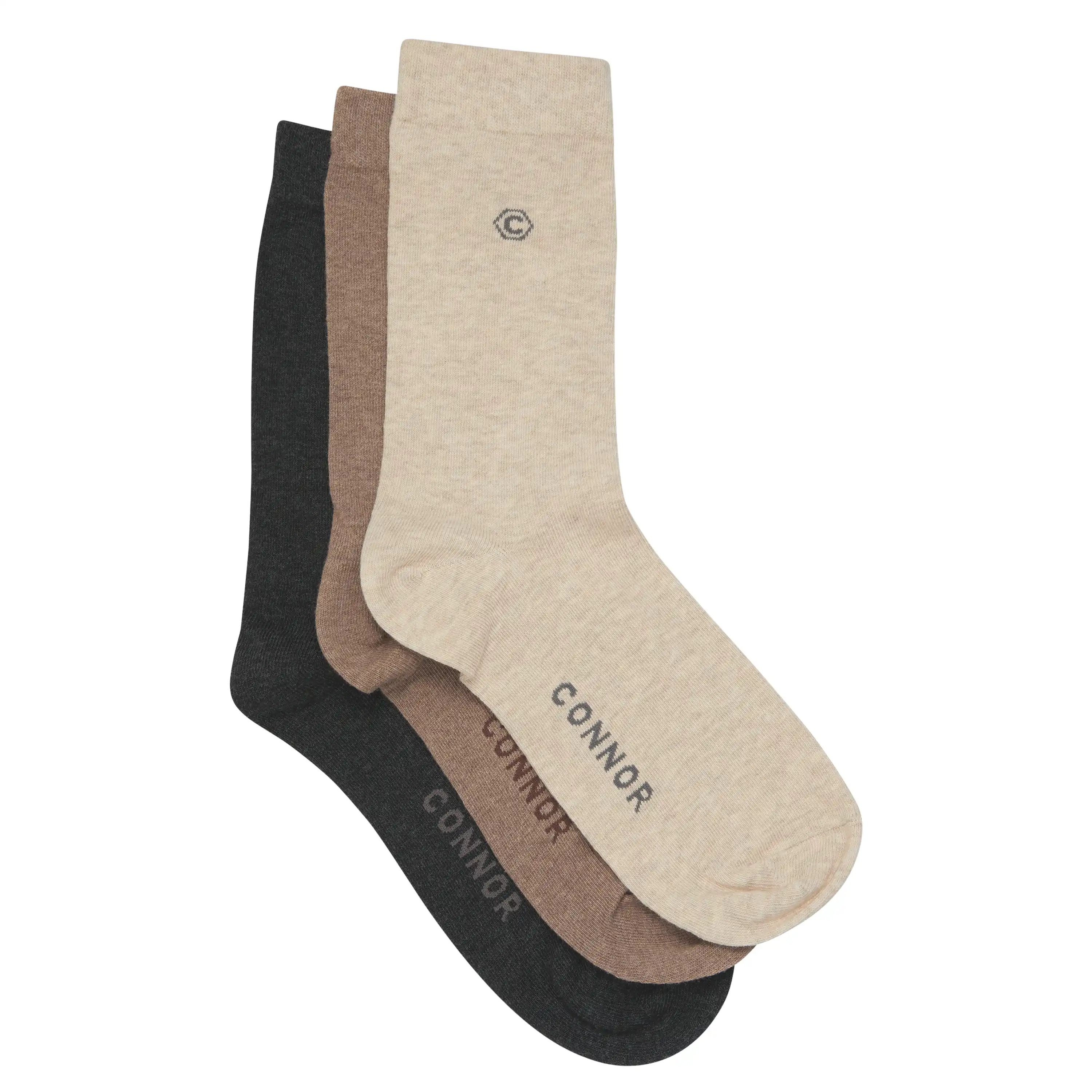 Multi 3 Pack Logo Sock - Multi