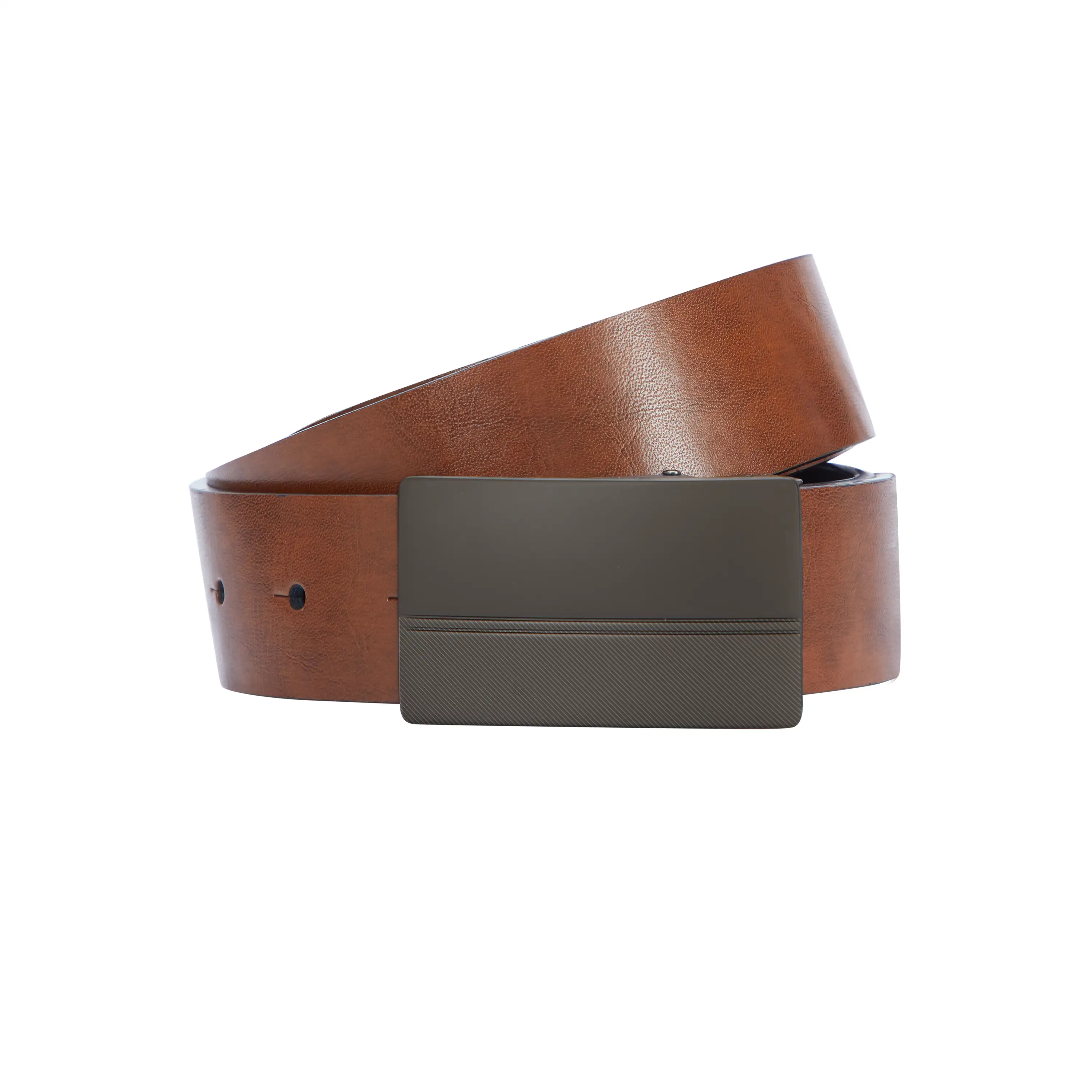 Black Tan Leland Reversible Belt - Black Tan