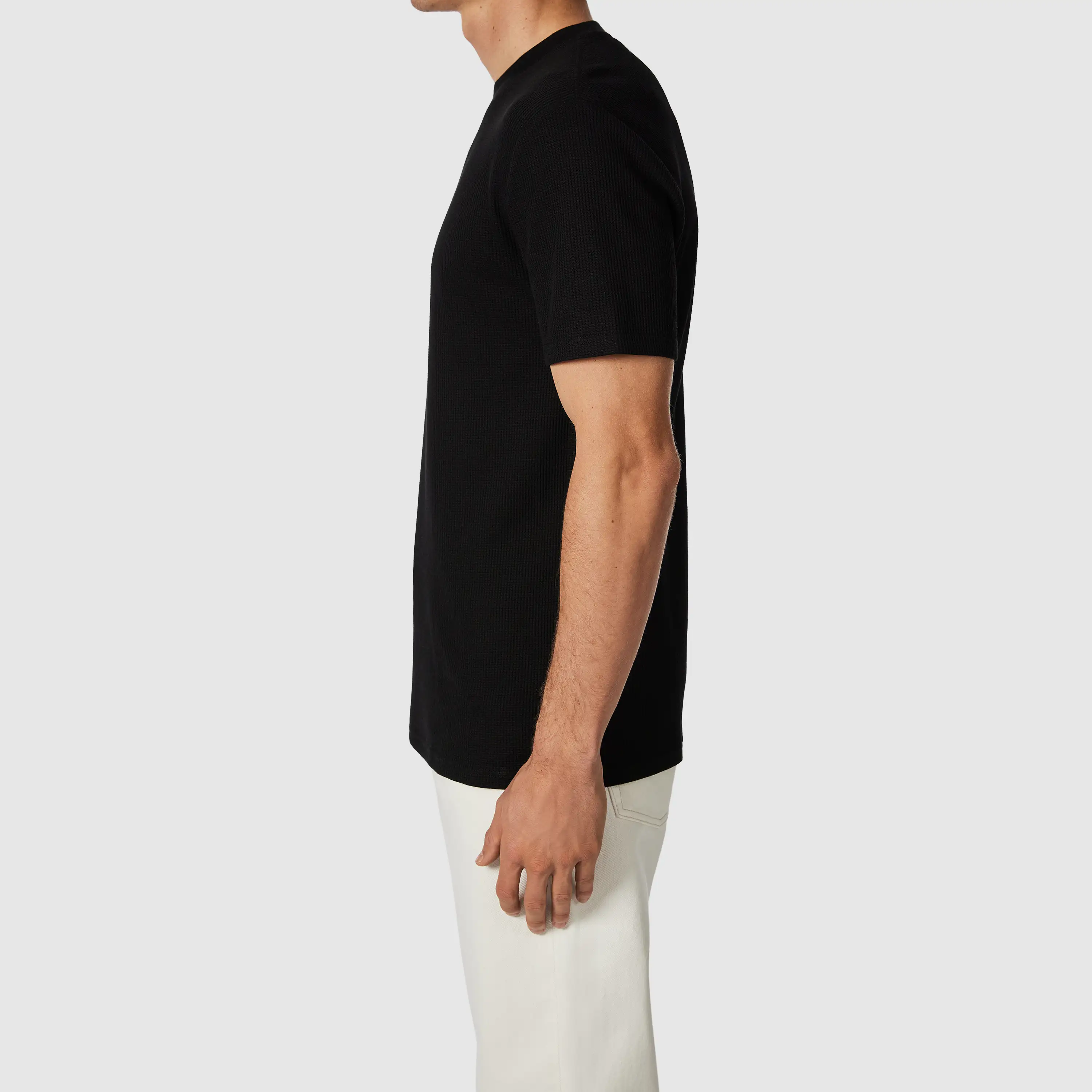 Black Falcon Crew Neck Tee - Black