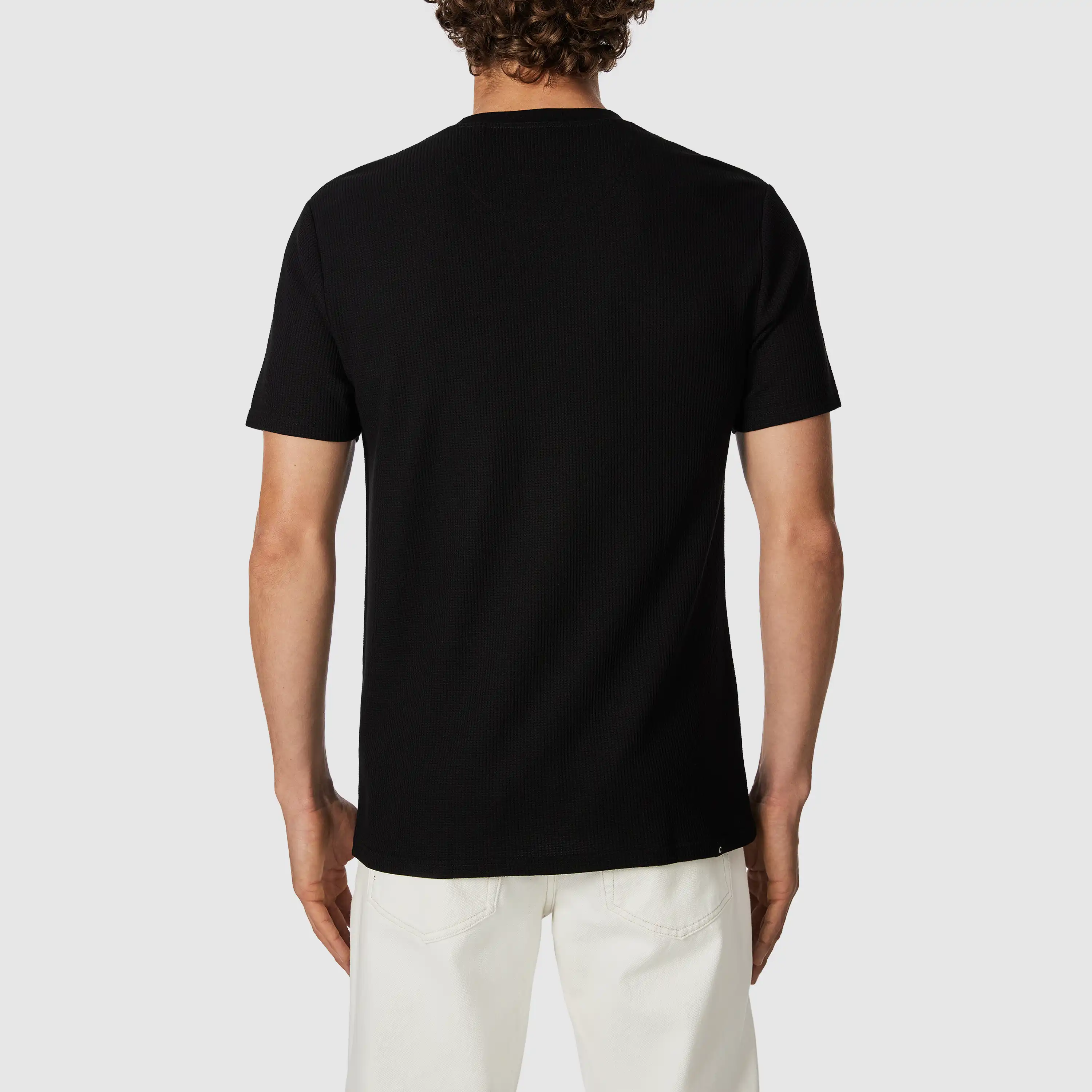 Black Falcon Crew Neck Tee - Black
