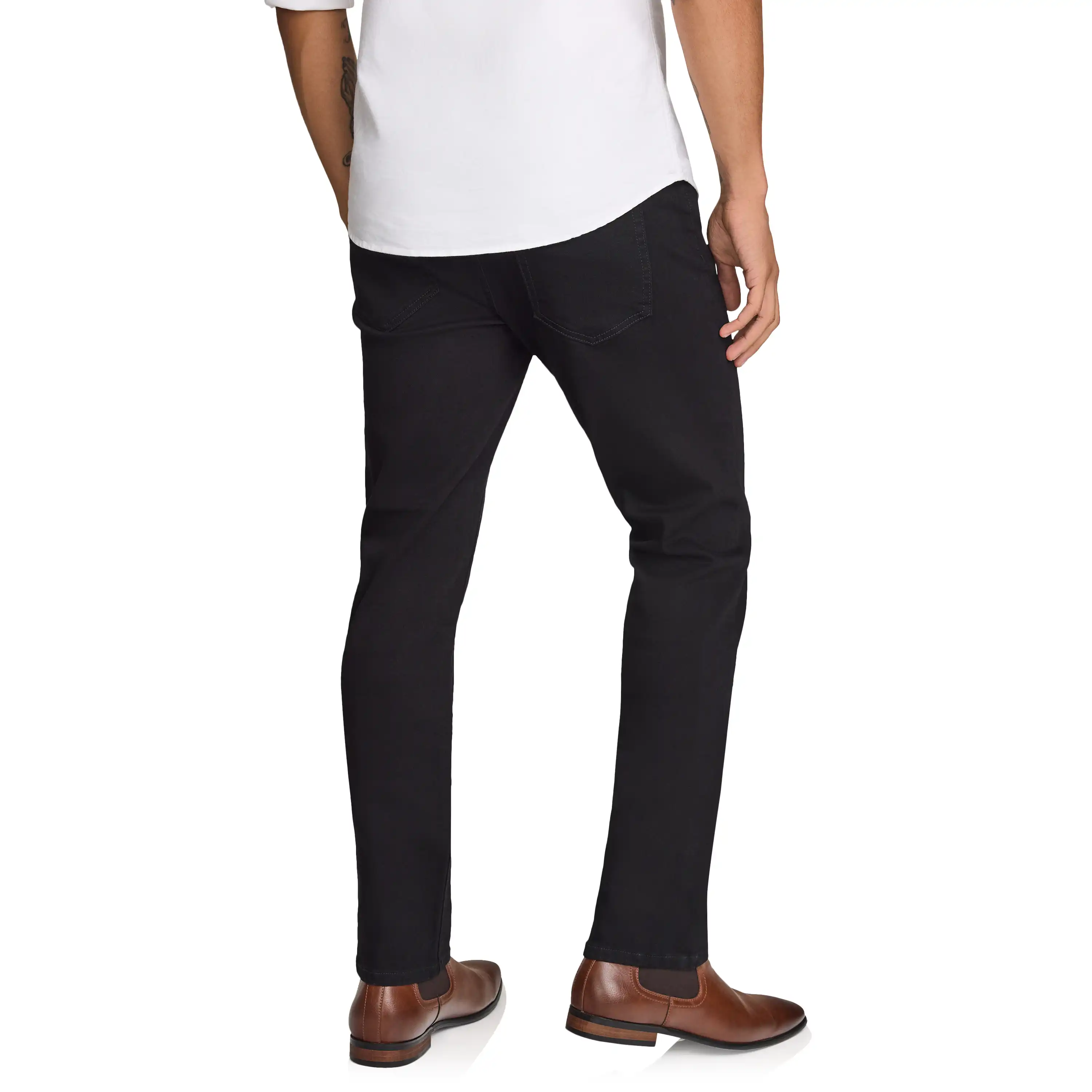 Black Toronto Straight Stretch Jean - Black