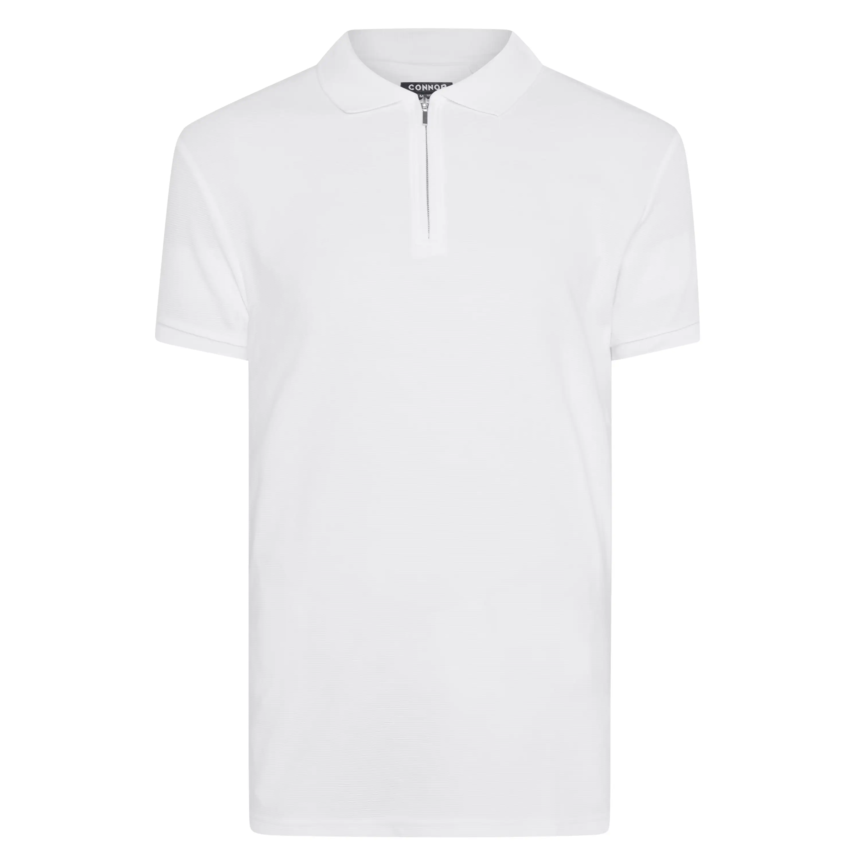 2933-white-hayling-quarter-zip-smart-polo-white-1.webp