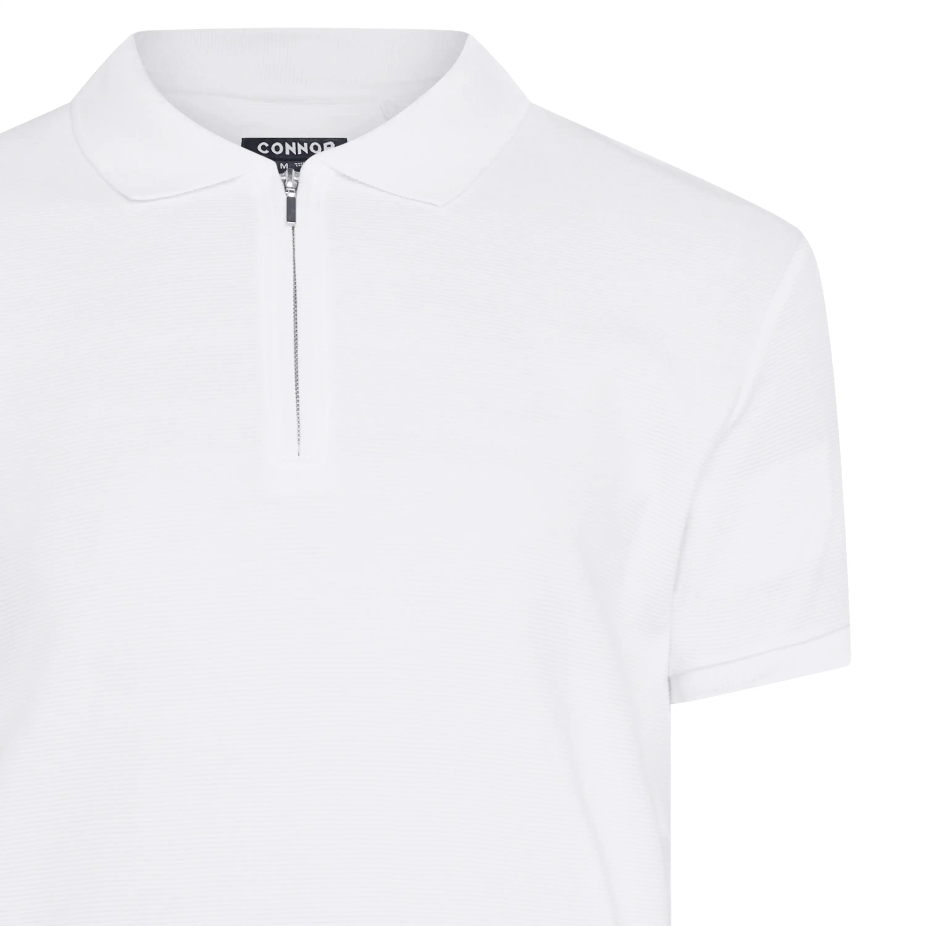 2933-white-hayling-quarter-zip-smart-polo-white-1.webp