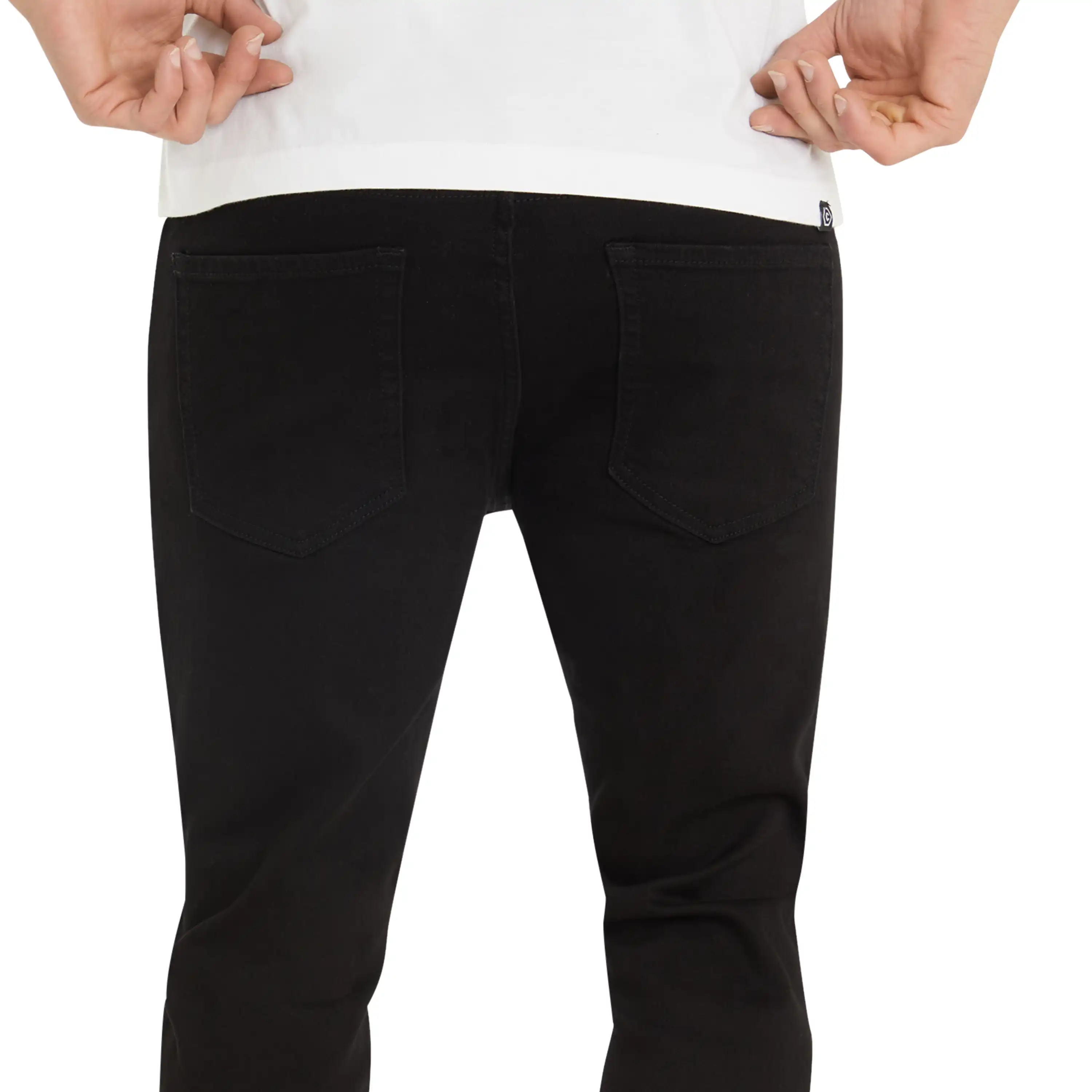 Black Toronto Stretch Slim Jean - Black