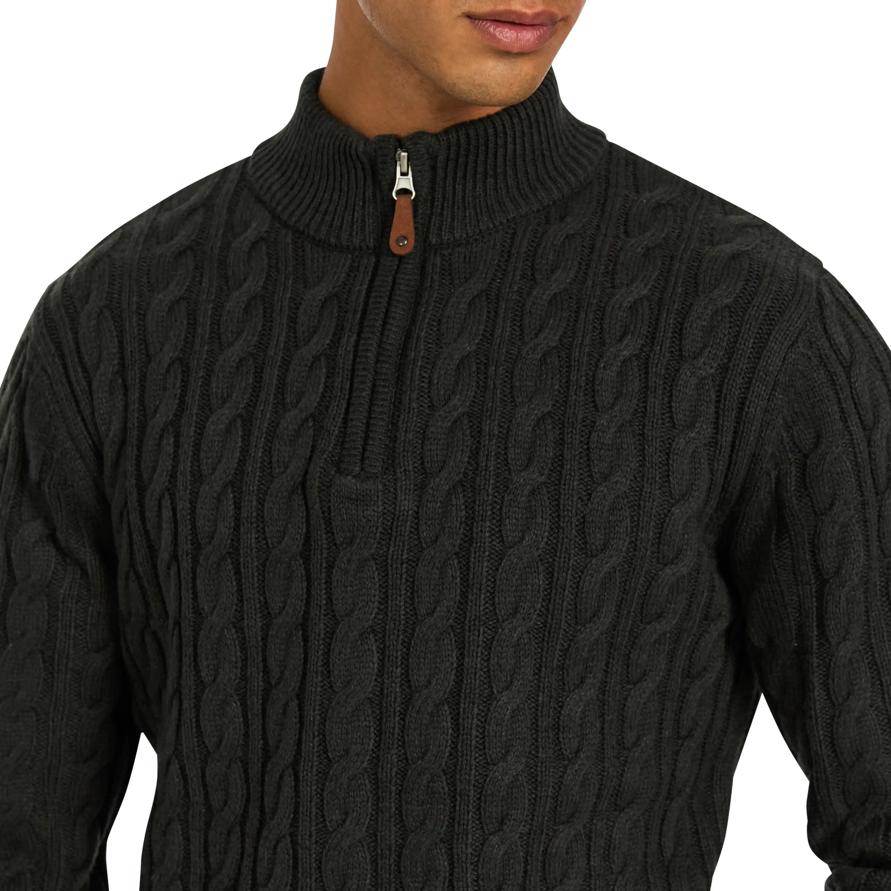 3013-dark-green-montgomery-cable-quarter-zip-knit-dark-green-1.webp