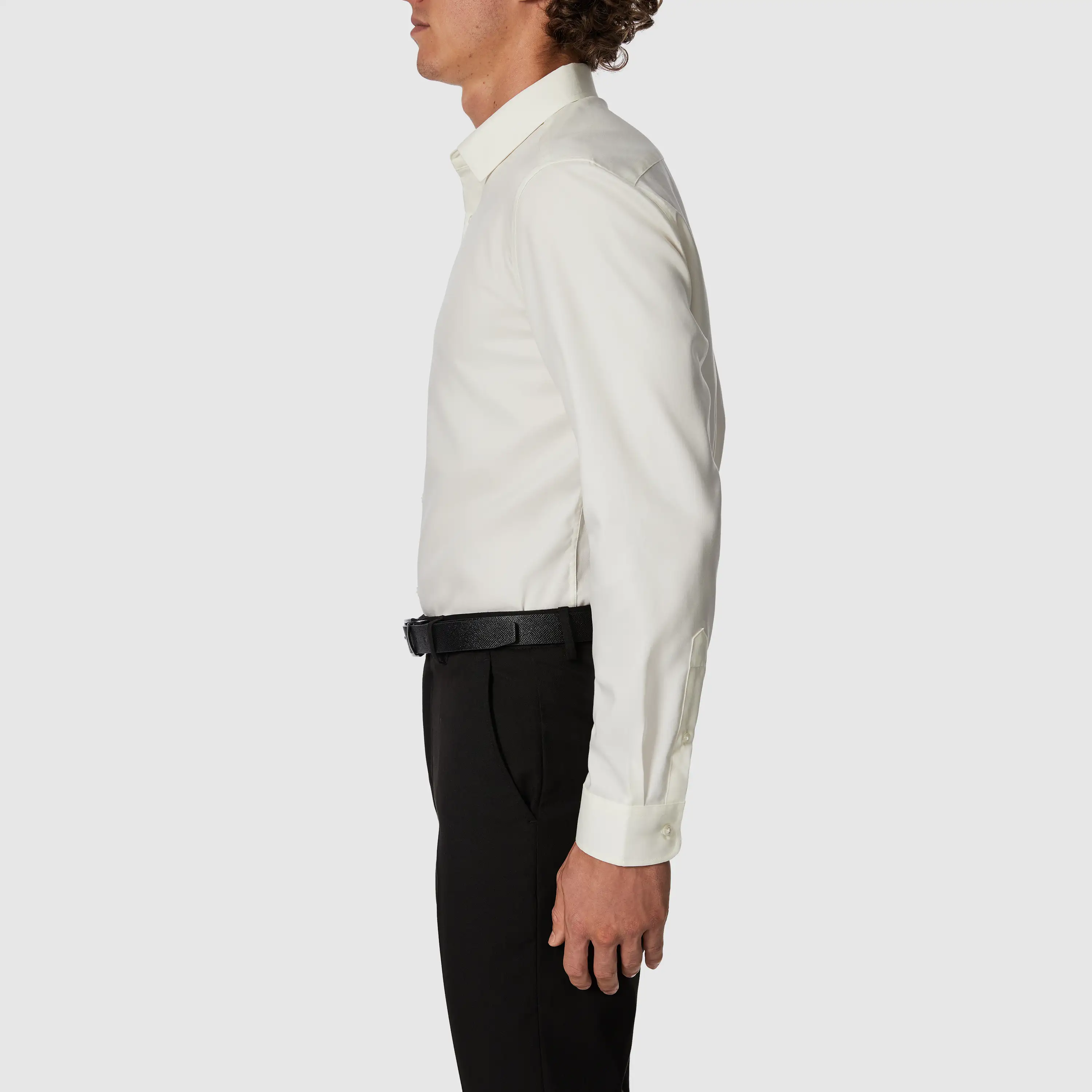 Ivory London Slim Dress Shirt - Ivory