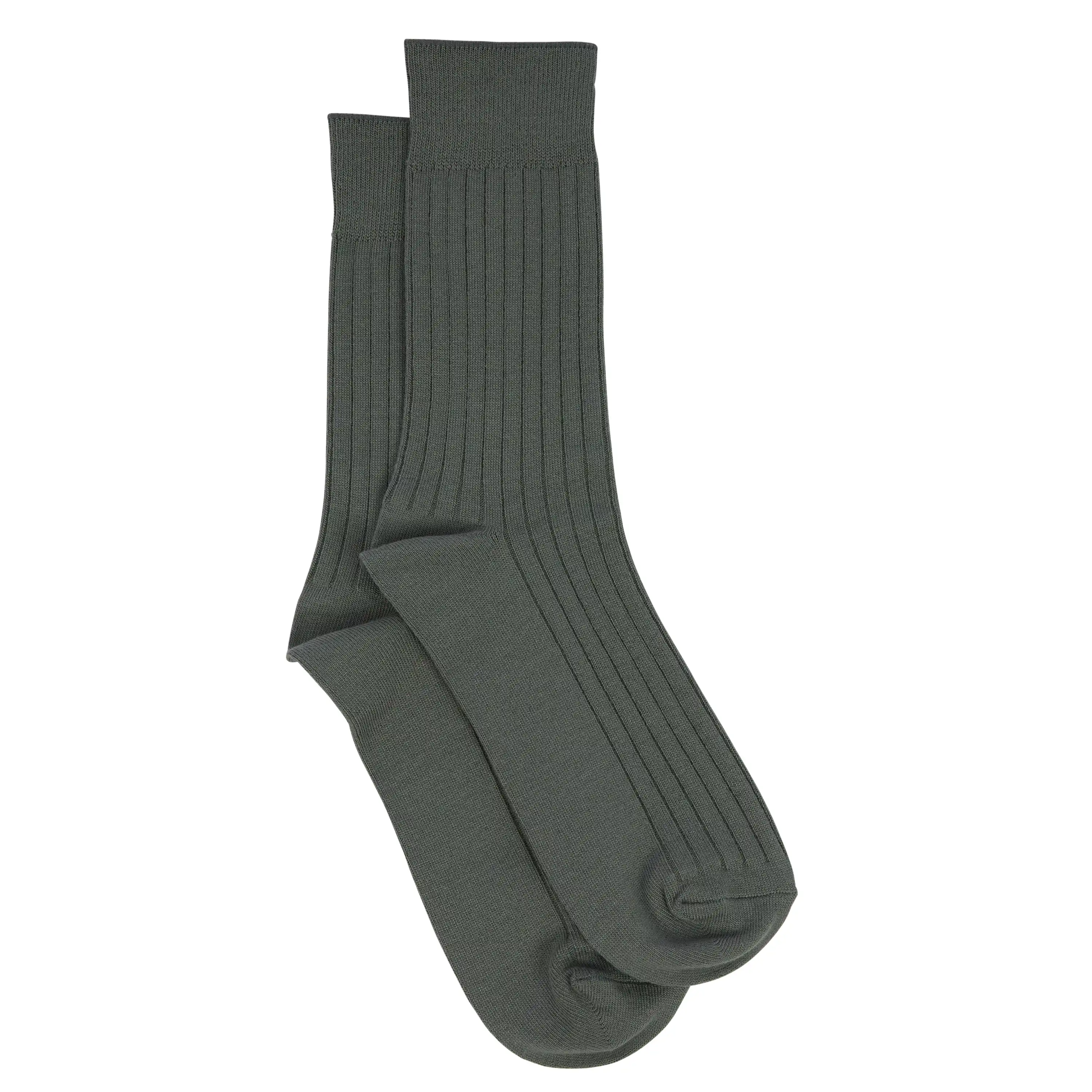Green Rib Dress Sock - Green